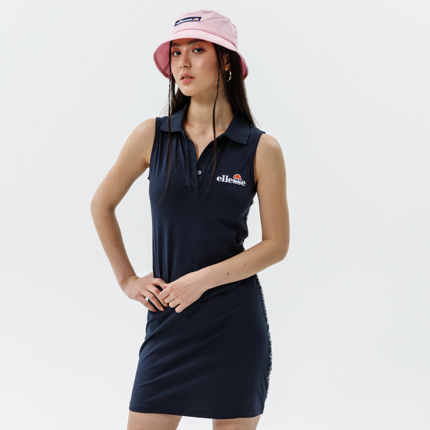 Femei rochii și fuste ELLESSE ROCHIE TROPH TRENINGS NAVY SGJ12894429 Bleumarin