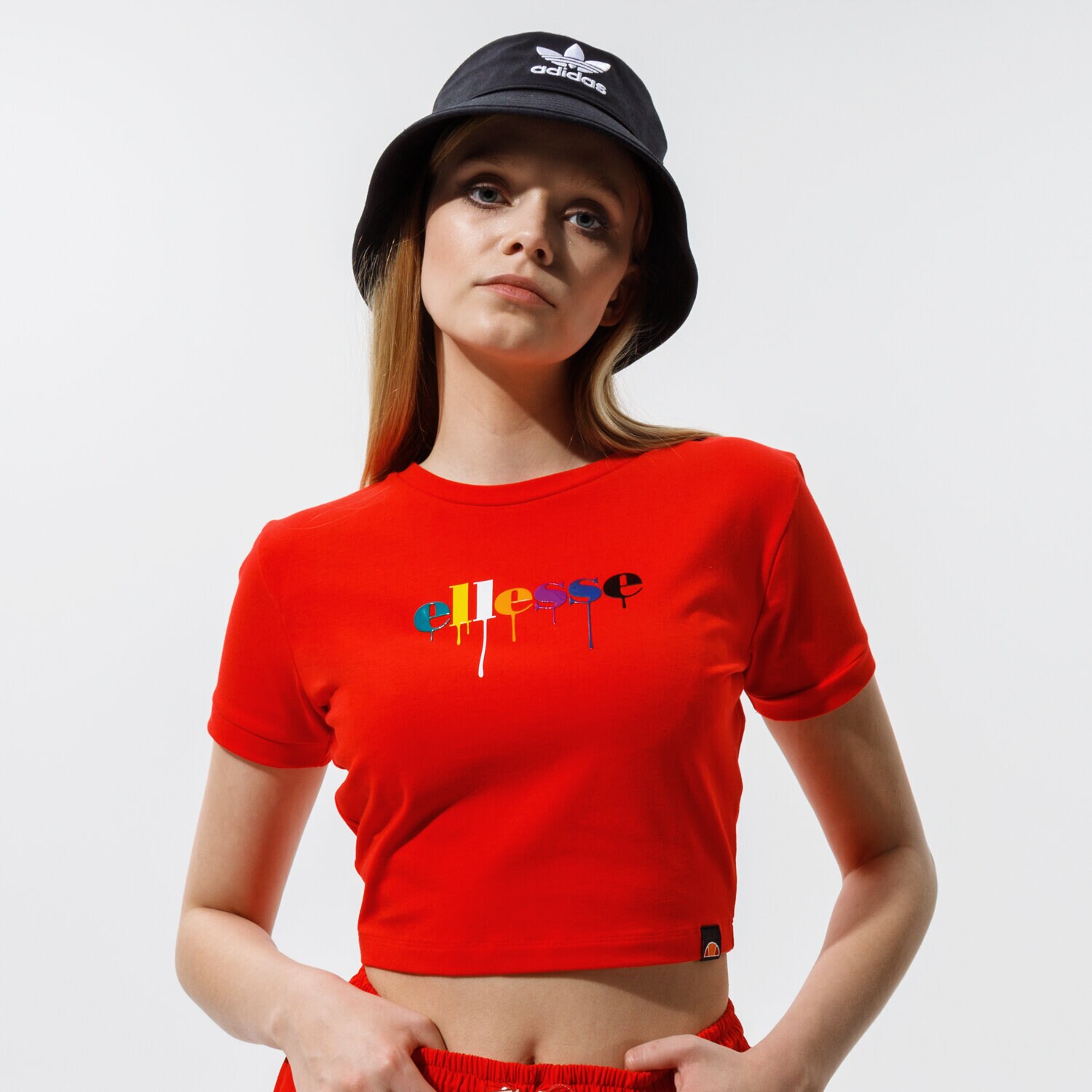 Femei tricou ELLESSE TRICOU ROMANCIA CROP TRICOU RED SGI11087823 Roșu