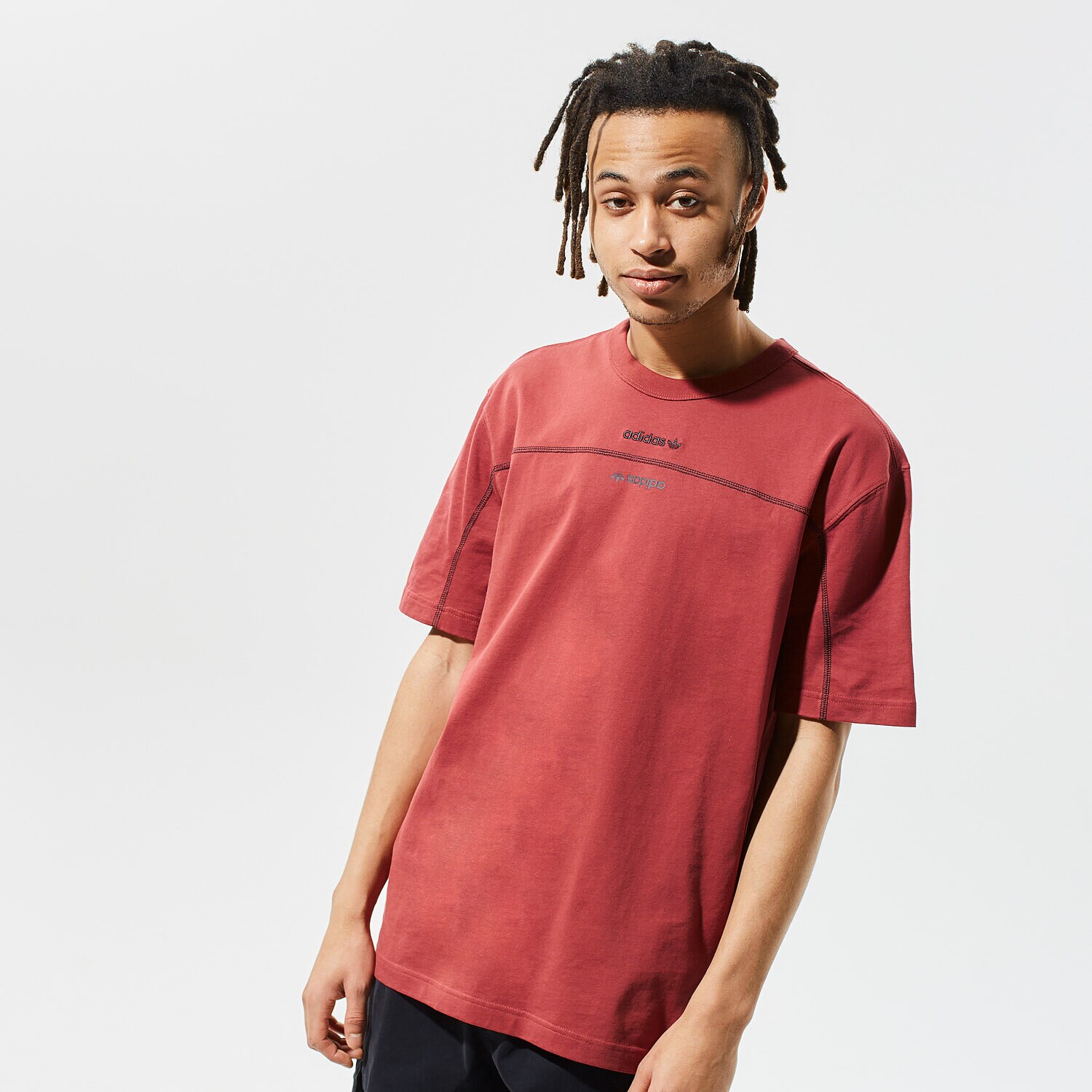 Bărbați tricou ADIDAS TRICOU F TEE GE0783 Bordo