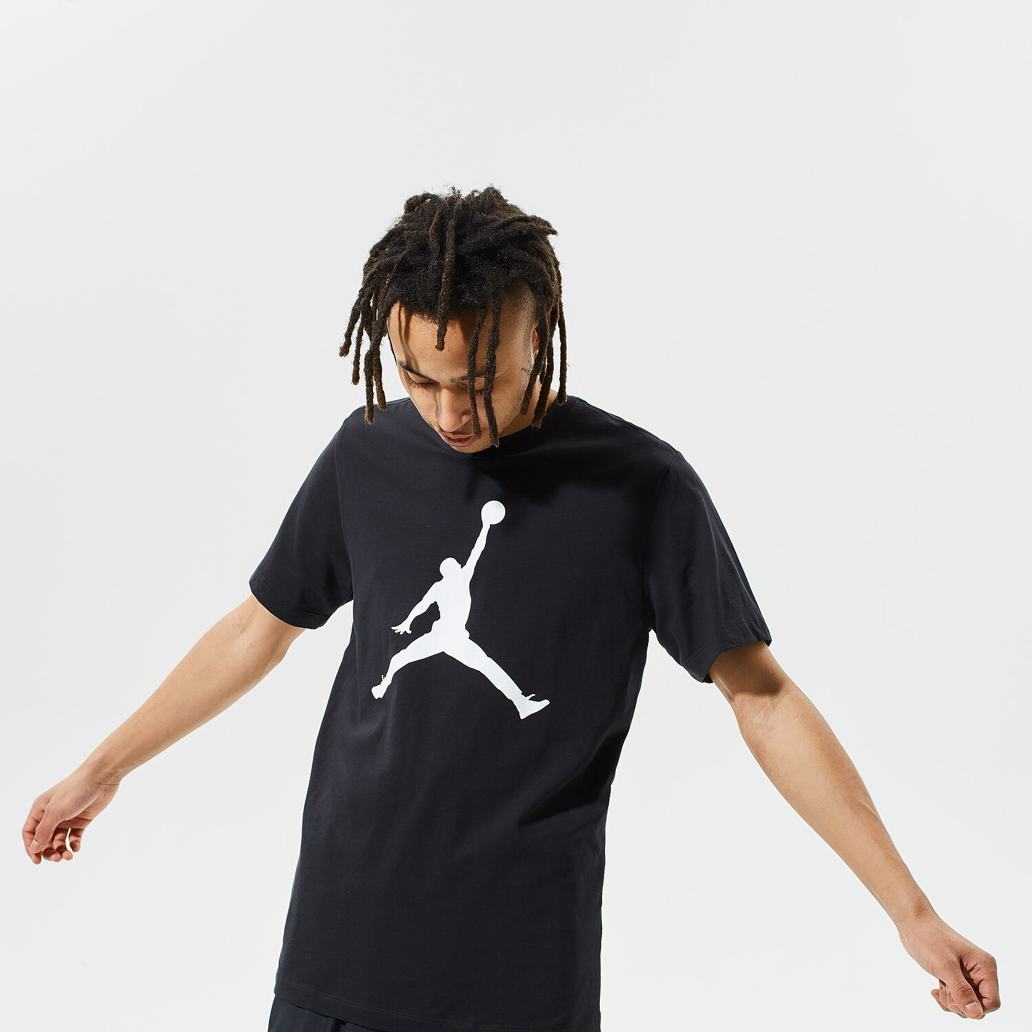 Bărbați tricou JORDAN TRICOU JORDAN JUMPMAN CJ0921-011 Negru