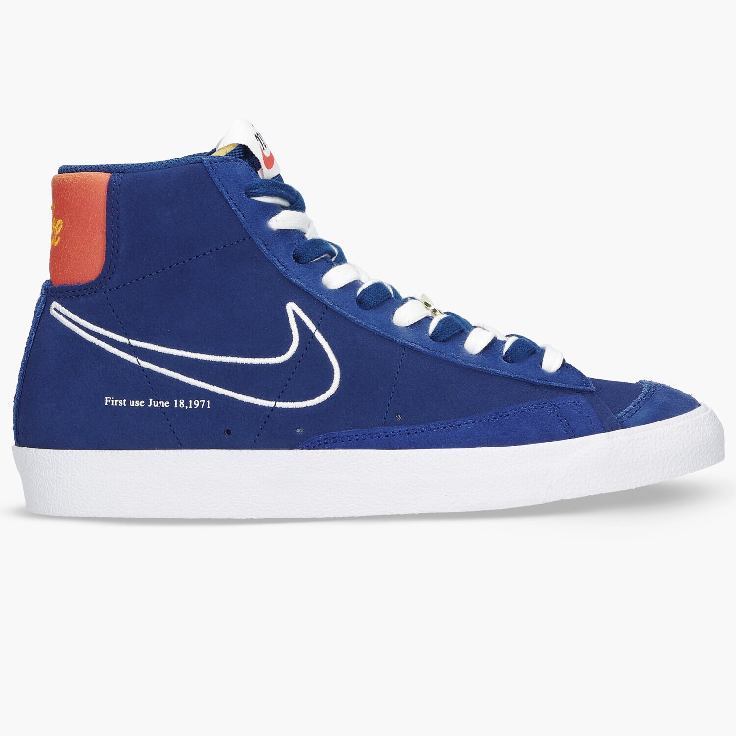 Barbați pantofi sport NIKE BLAZER MID '77 DC3433-400 Albastru