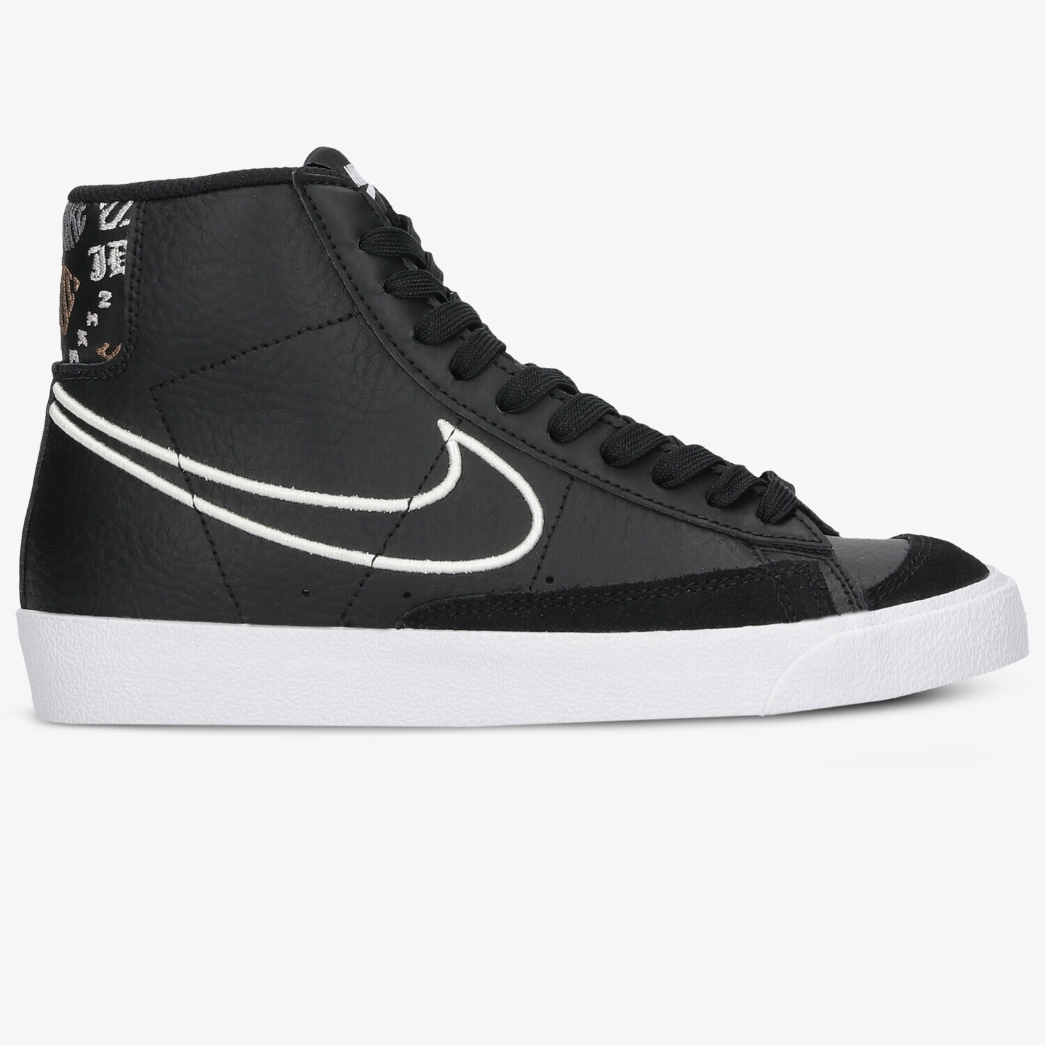 Copii pantofi sport NIKE BLAZER MID '77 SE DJ0265-001 Negru