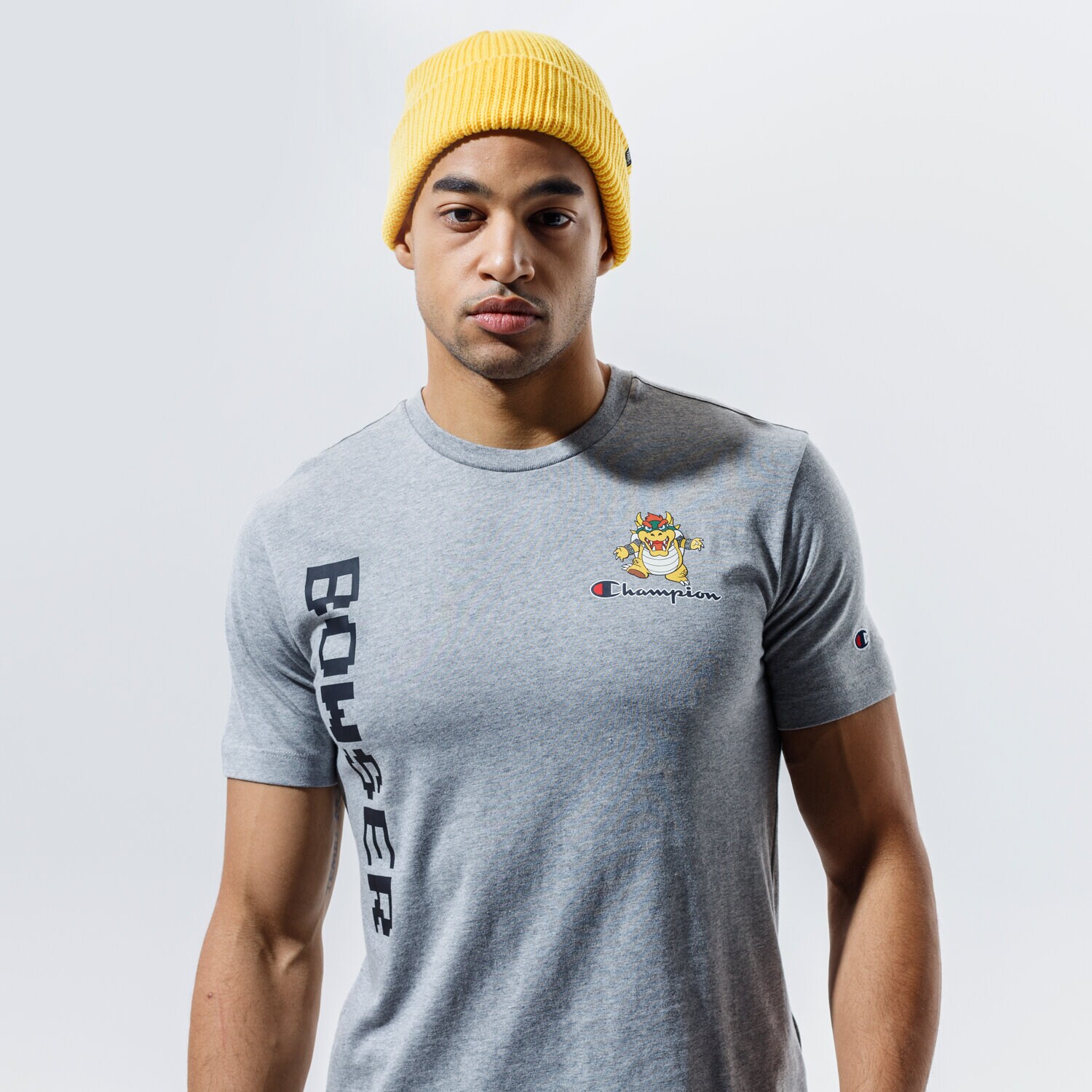 Bărbați tricou CHAMPION TRICOU CREWNECK TRICOU 216871EM006 Gri