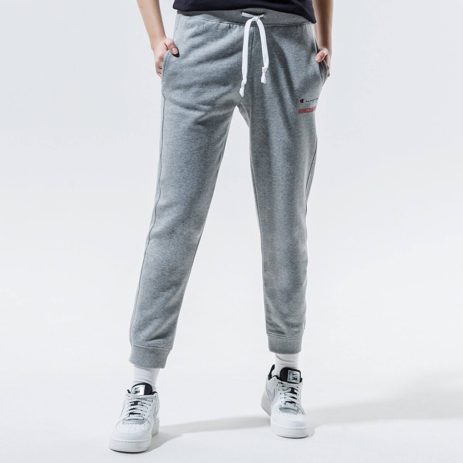 Femei pantaloni CHAMPION PANTALONI  RIB CUFF PANTS 114713EM006 Gri