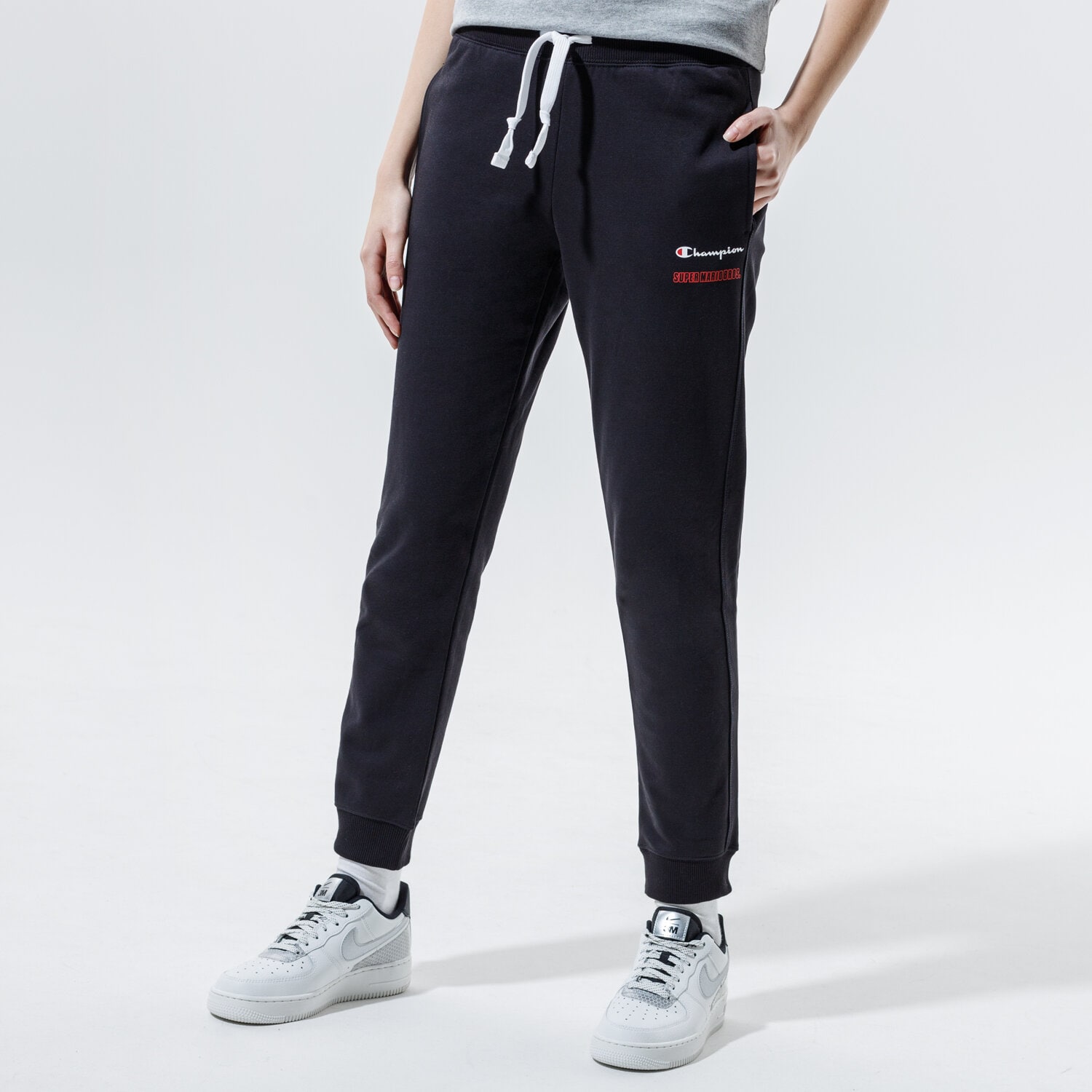 Femei pantaloni CHAMPION PANTALONI  RIB CUFF PANTS 114713KK001 Negru