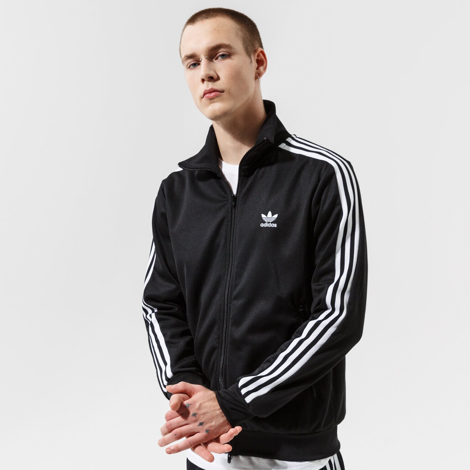 Bărbați bluză ADIDAS BLUZĂ BECKENBAUER TT H09112 Negru