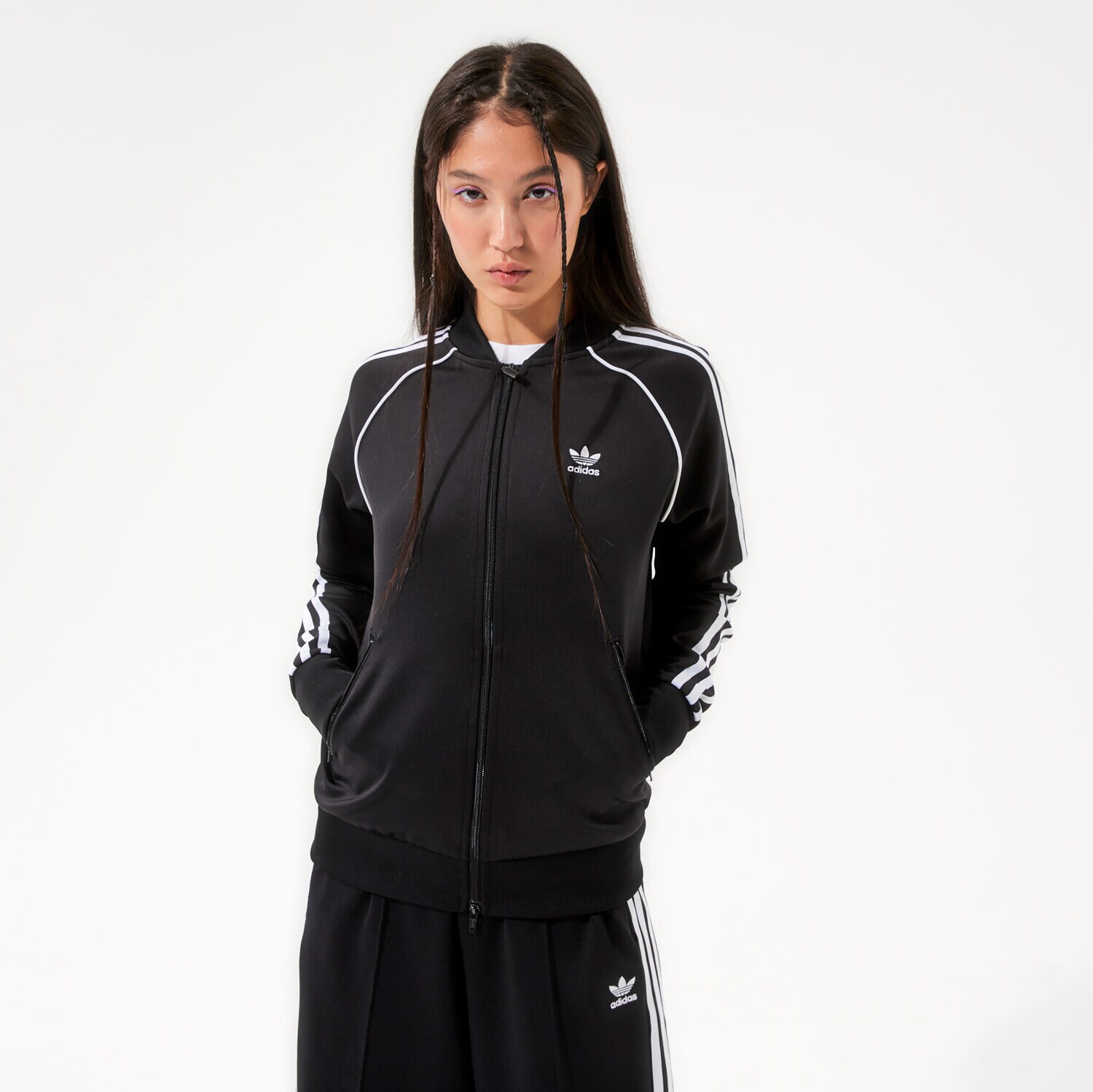 Femei bluză ADIDAS BLUZĂ SST TRACKTOP PB #GD2374 Negru