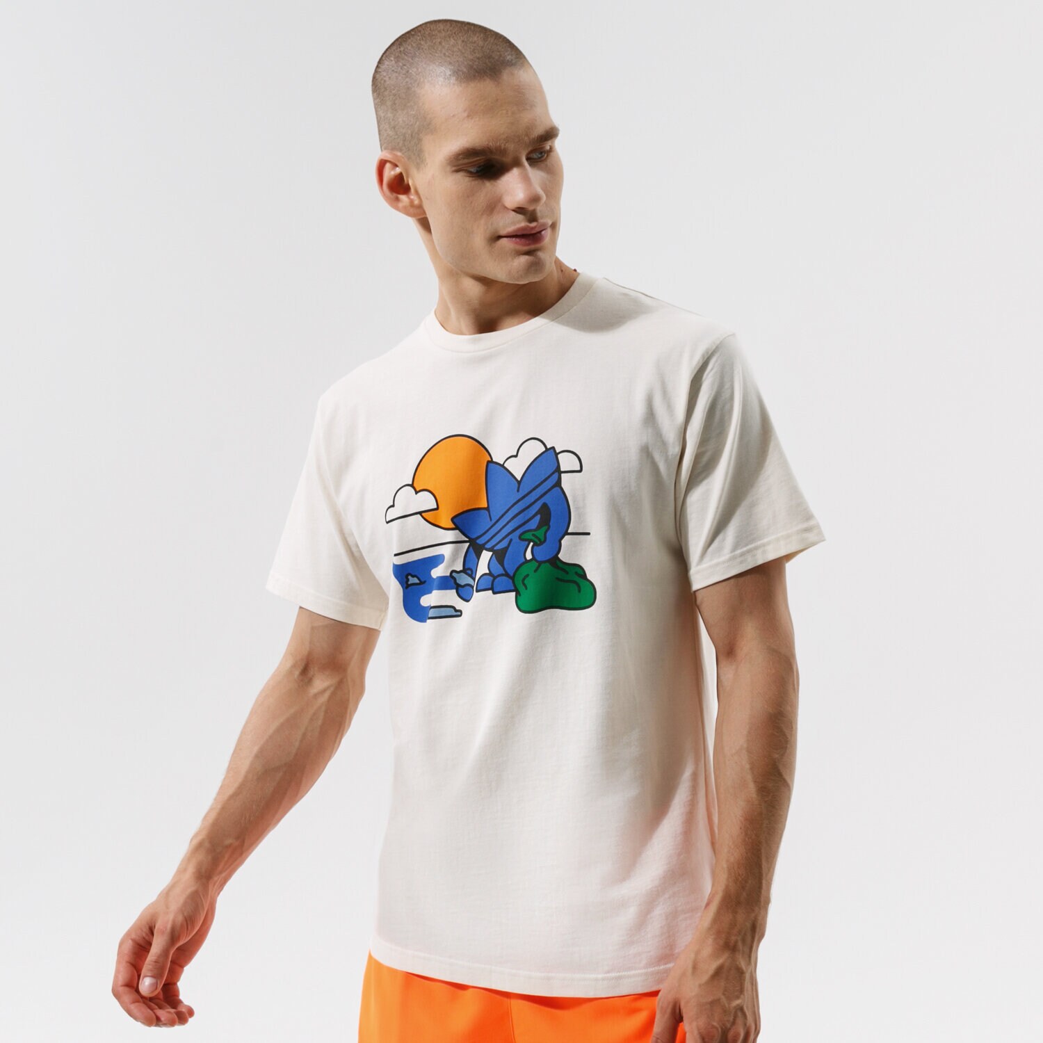 Bărbați tricou ADIDAS TRICOU TREFFY RECYCLES H32304 Bej