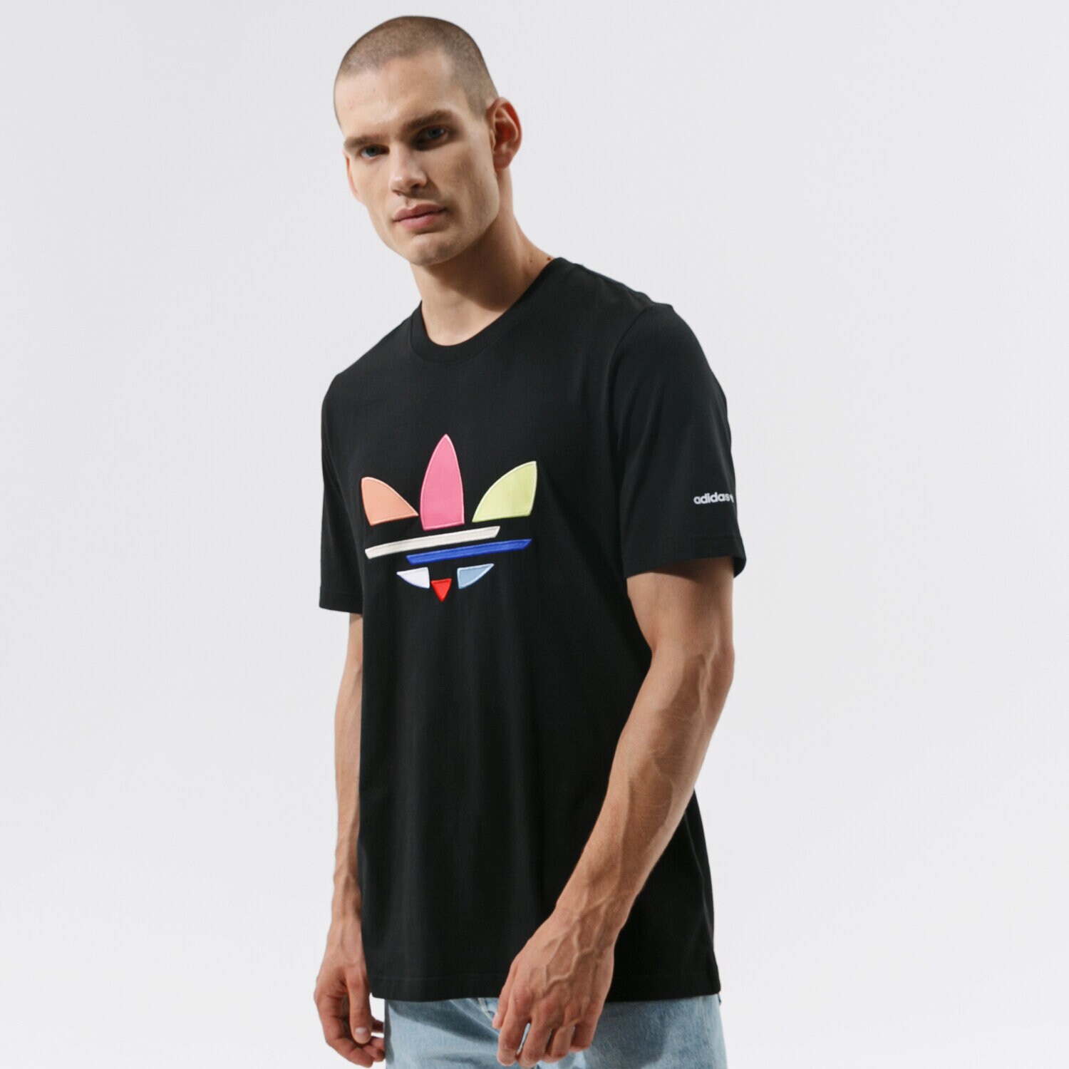 Bărbați tricou ADIDAS TRICOU ST TEE H35646 Negru