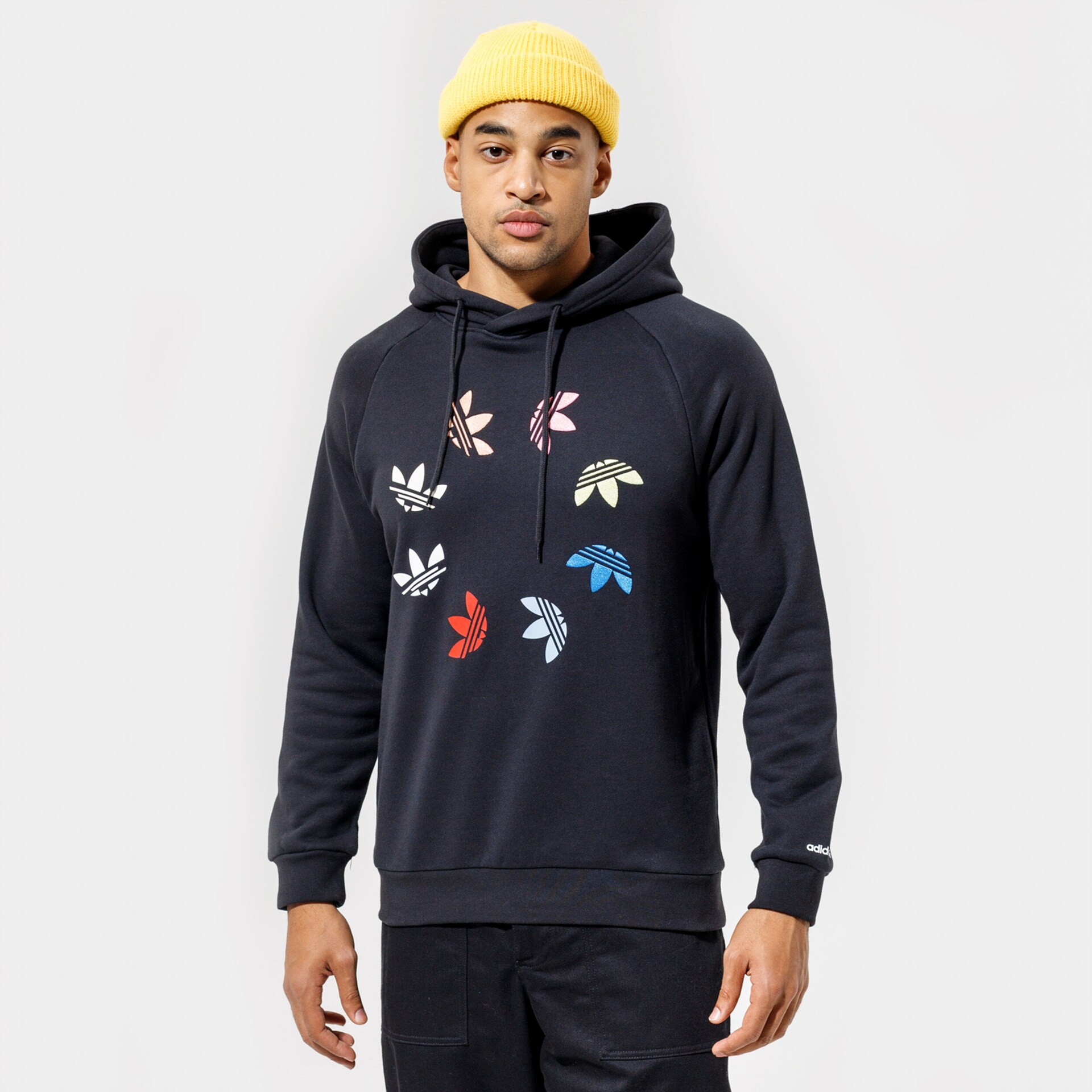 Bărbați bluză ADIDAS BLUZĂ CU GLUGĂ ST HOODY H37732 Negru