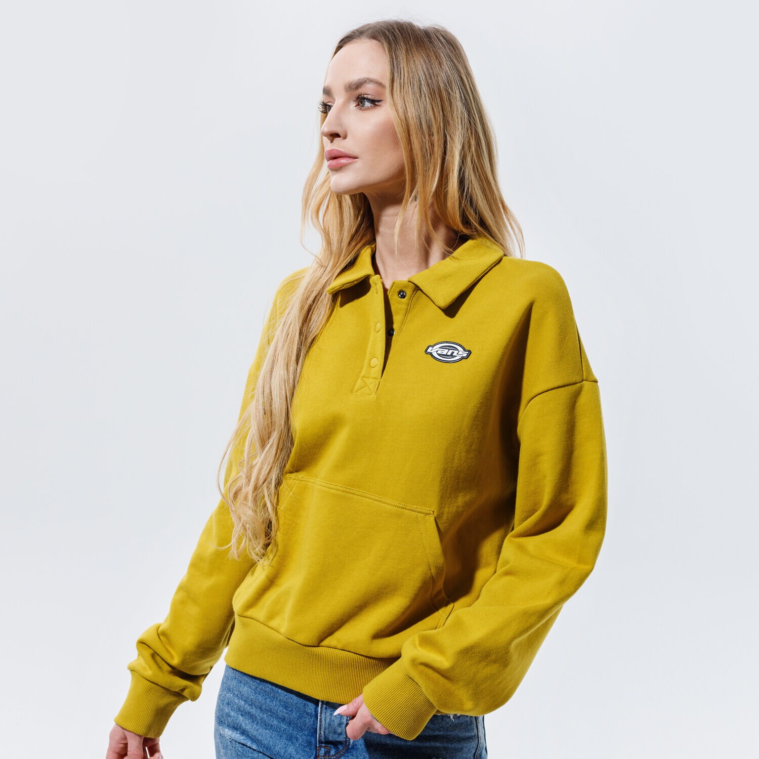 Femei bluză VANS BLUZĂ WM DOME GROWN POLO F VN0A4SATZLM1 Maro