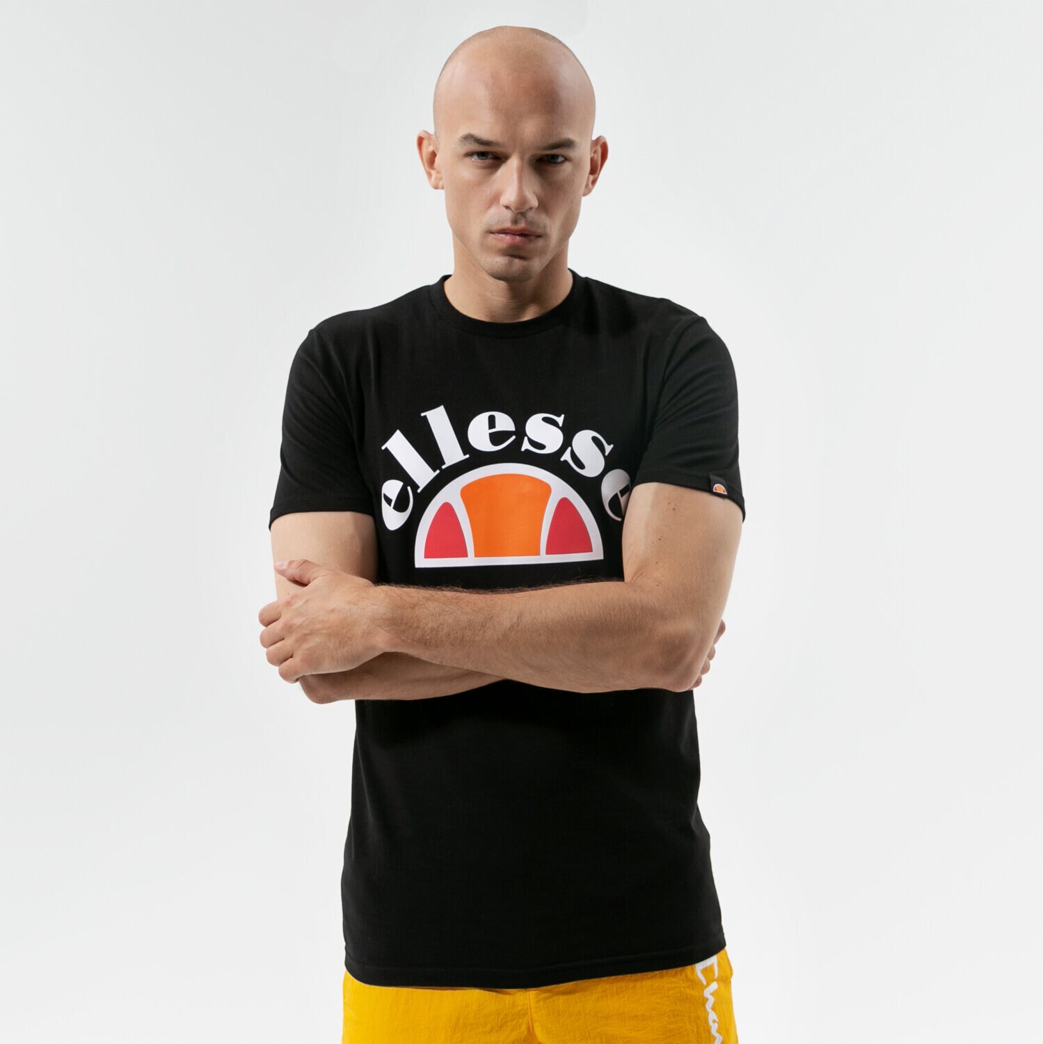 Bărbați tricou ELLESSE TRICOU TEZZA BLK BLK SMG13519011 Negru