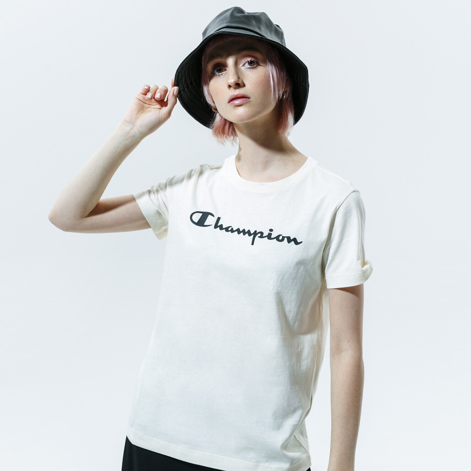 Femei tricou CHAMPION TRICOU CREWNECK TRICOU 113223WW005 Bej