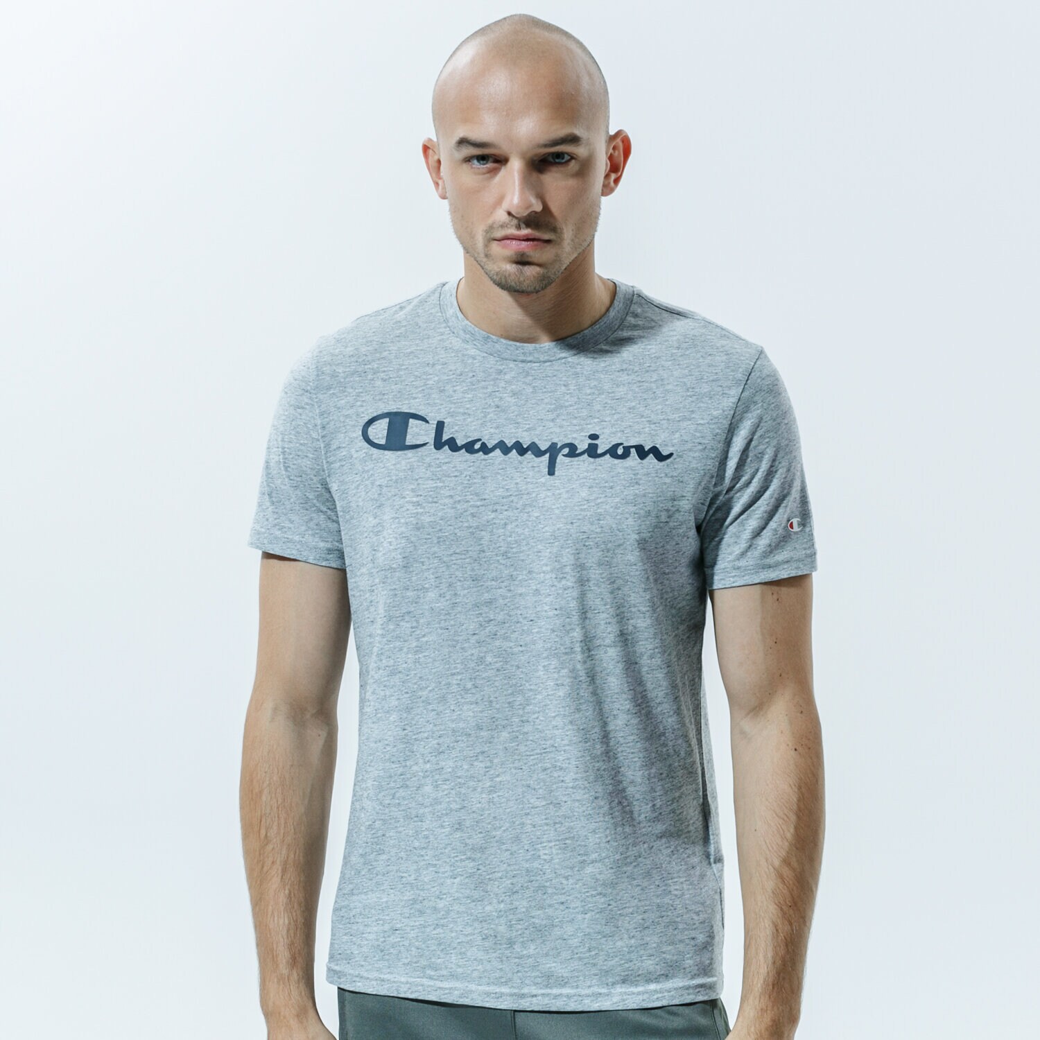 Bărbați tricou CHAMPION TRICOU CREWNECK TRICOU 214747EM021 Gri