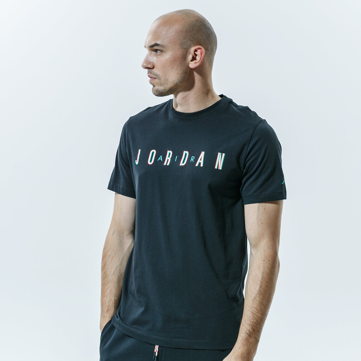 Bărbați tricou JORDAN TRICOU M J SPRTDNA SS CREW CN3330-011 Bleumarin