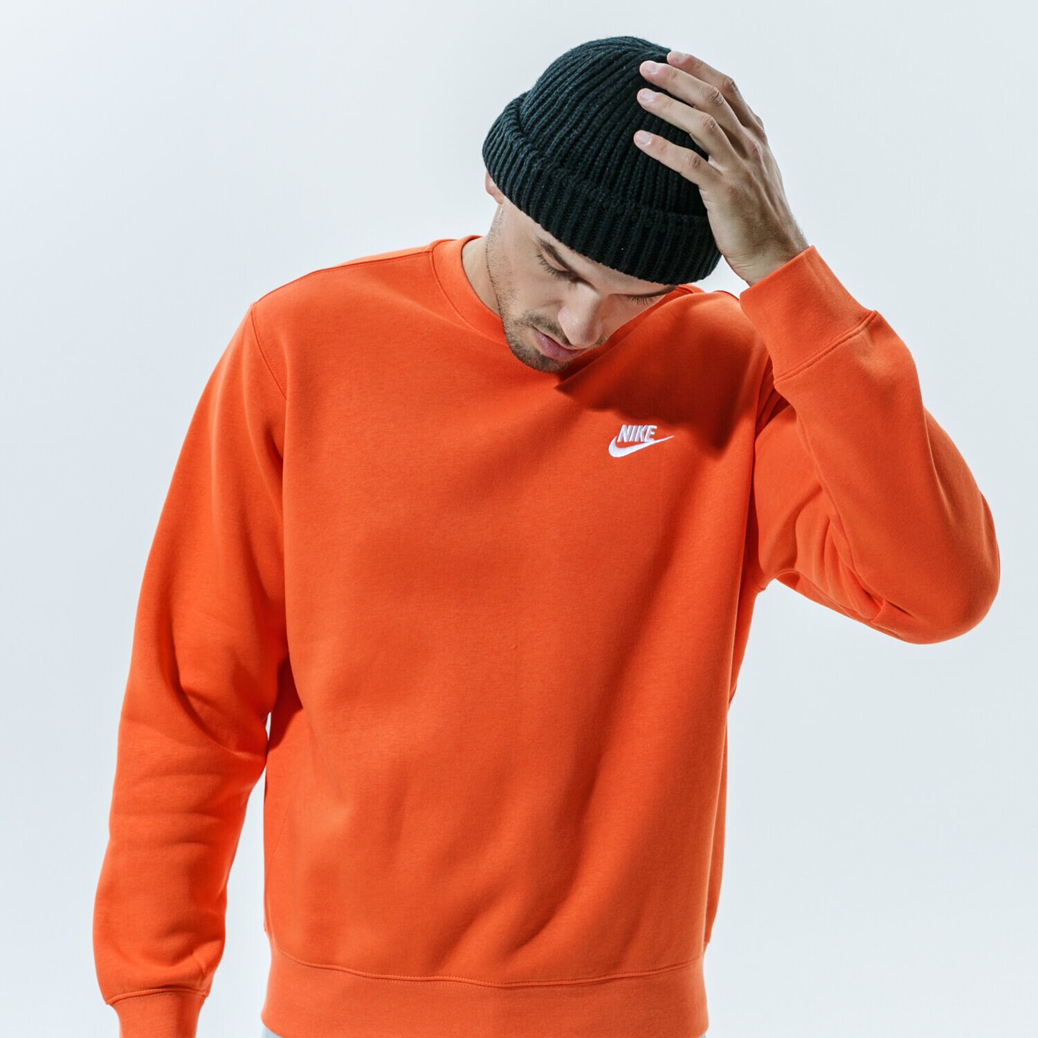 Bărbați bluză NIKE BLUZĂ SPORTSWEAR CLUB BV2662-837 Portocaliu