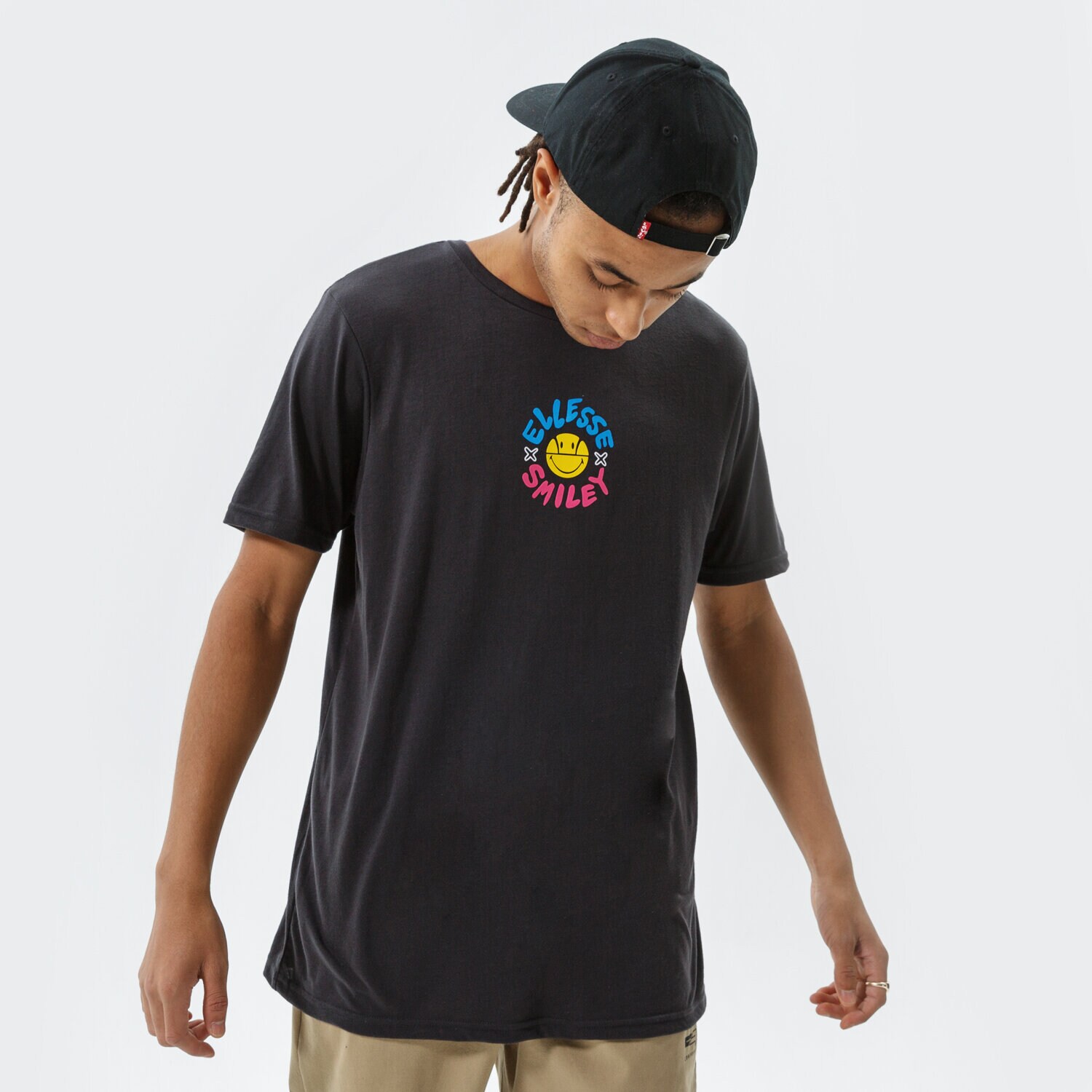 Bărbați tricou ELLESSE TRICOU CHEERO TEE DGREY SMILEY SU21 SML13067103 Gri