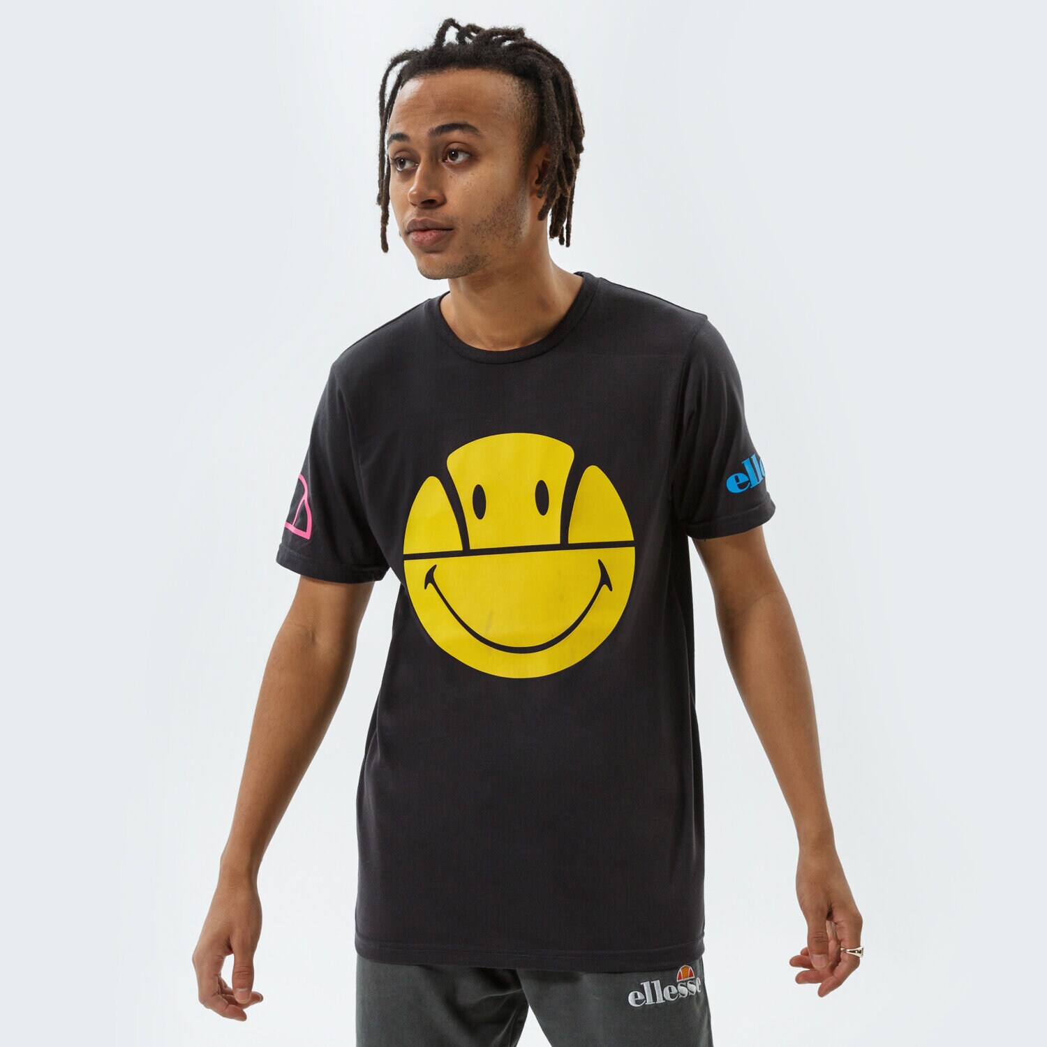 Femei tricou ELLESSE TRICOU PLEASURO TEE DGREY SMILEY SU21 SML13079103 Gri