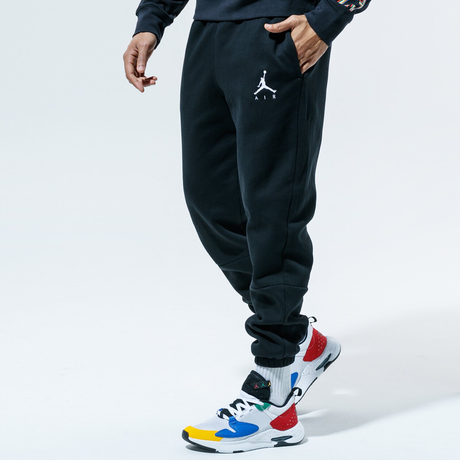 Bărbați pantaloni JORDAN PANTALONI  JUMPMAN CK6694-010 Negru