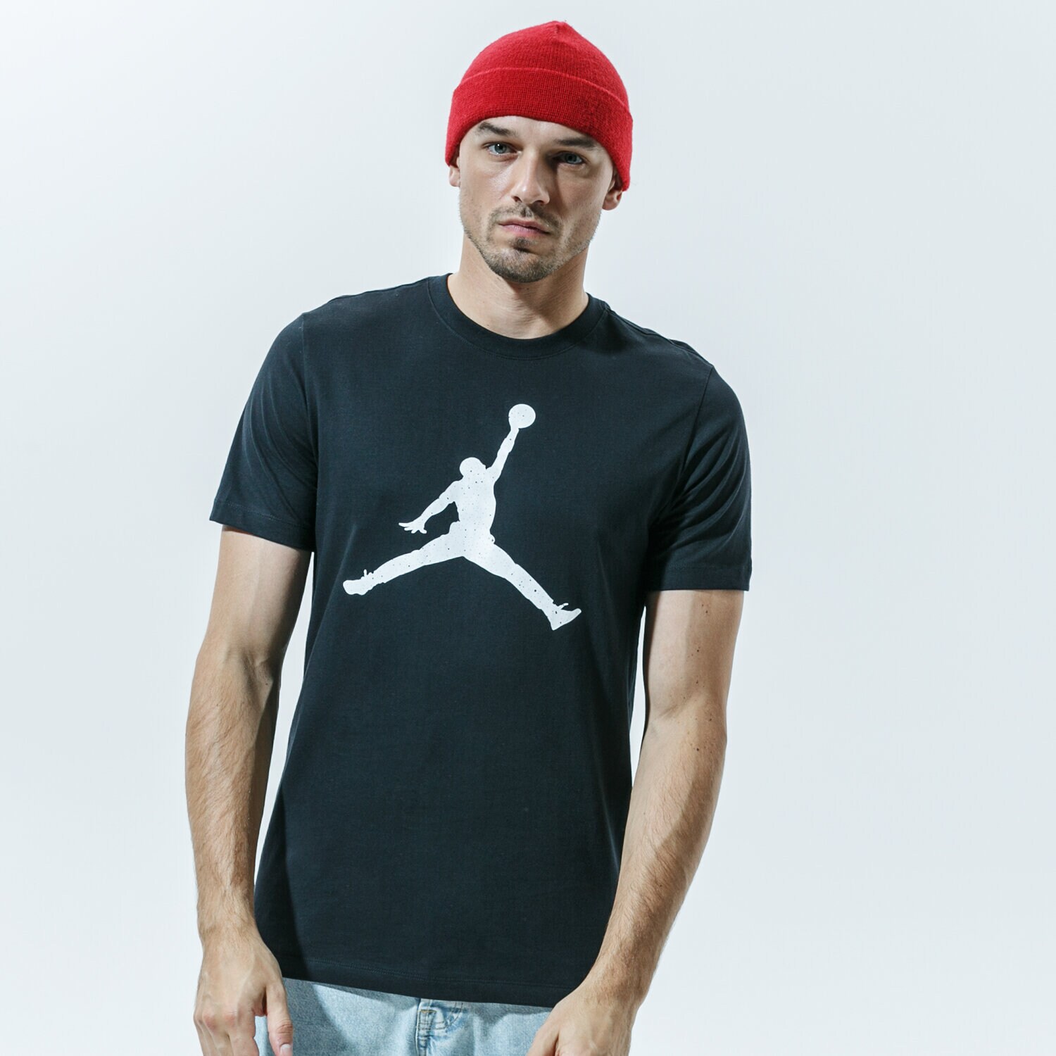 Bărbați tricou JORDAN TRICOU JUMPMAN CZ6650-010 Negru