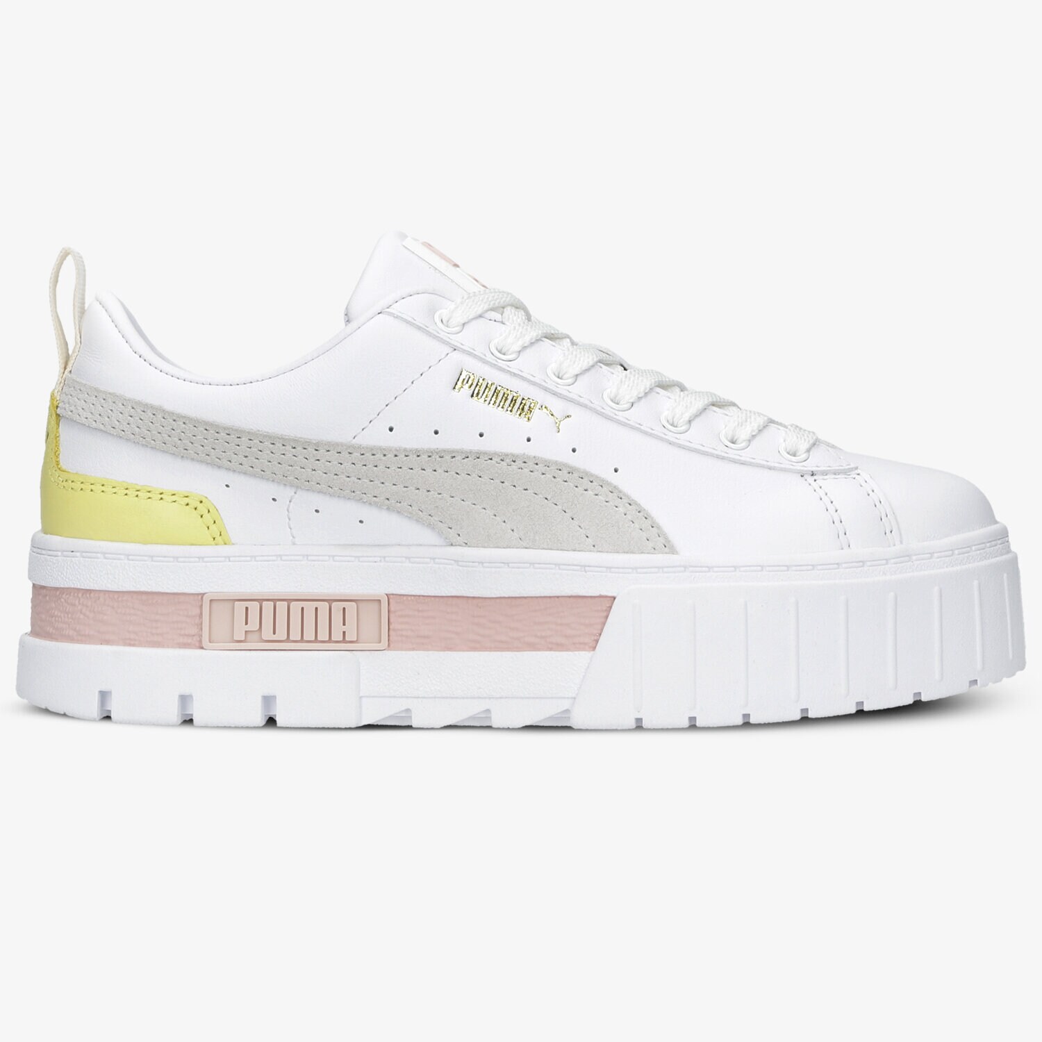 Femei pantofi sport PUMA MAYZE LTH WN'S 38198303 Alb