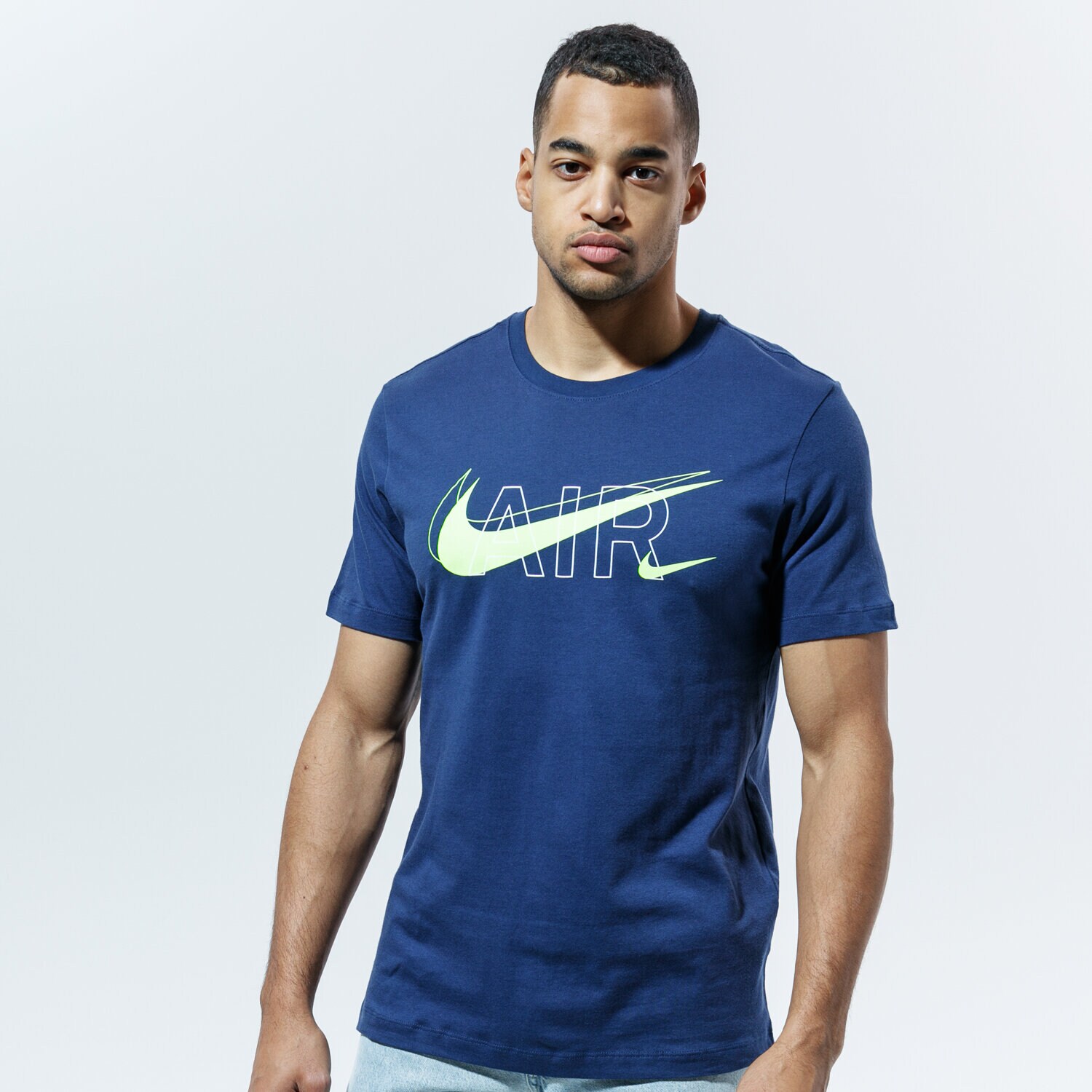 Bărbați tricou NIKE TRICOU M NSW TEE AIR PRNT PACK DD9702-410 Bleumarin