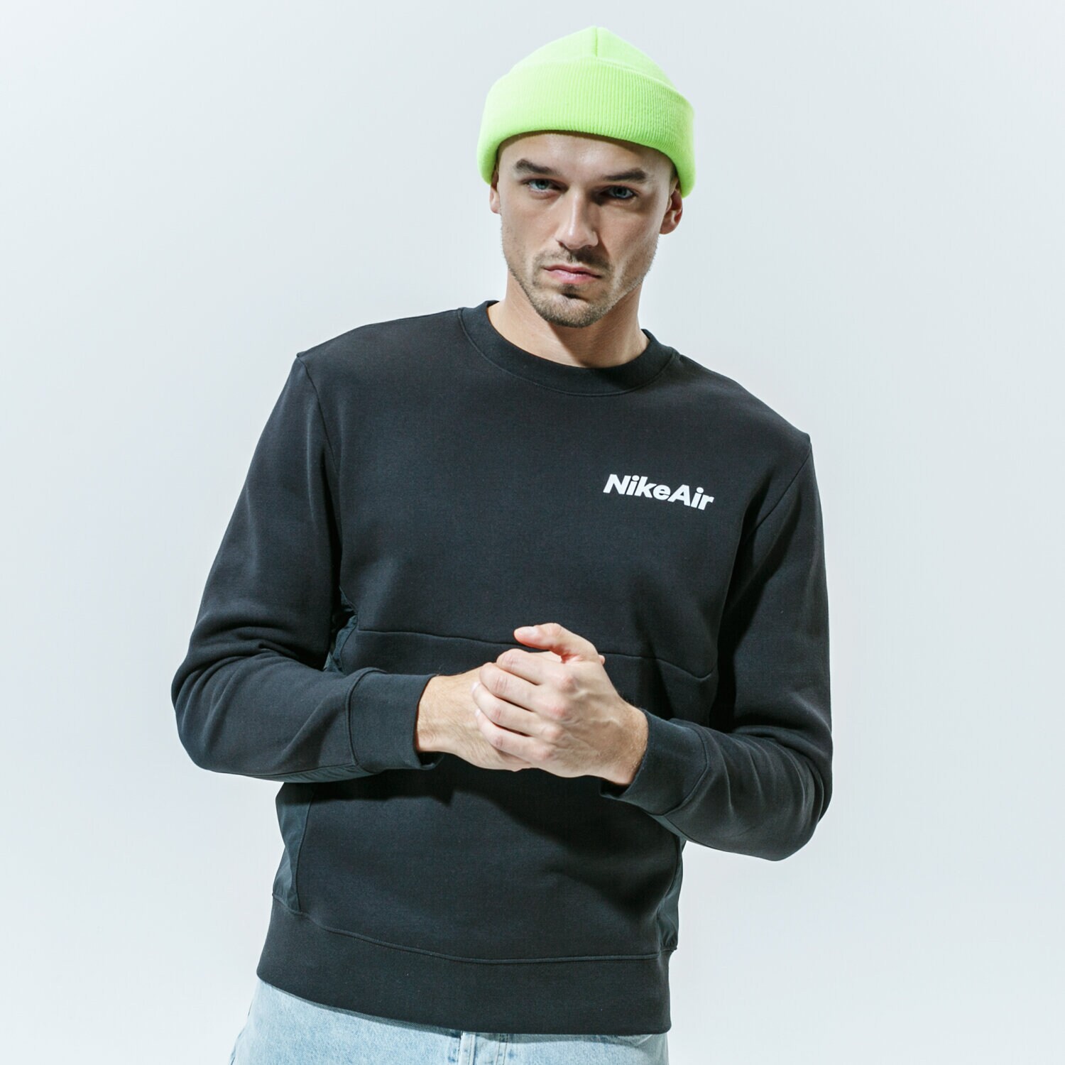 Bărbați bluză NIKE BLUZĂ AIR CU4136-010 Negru
