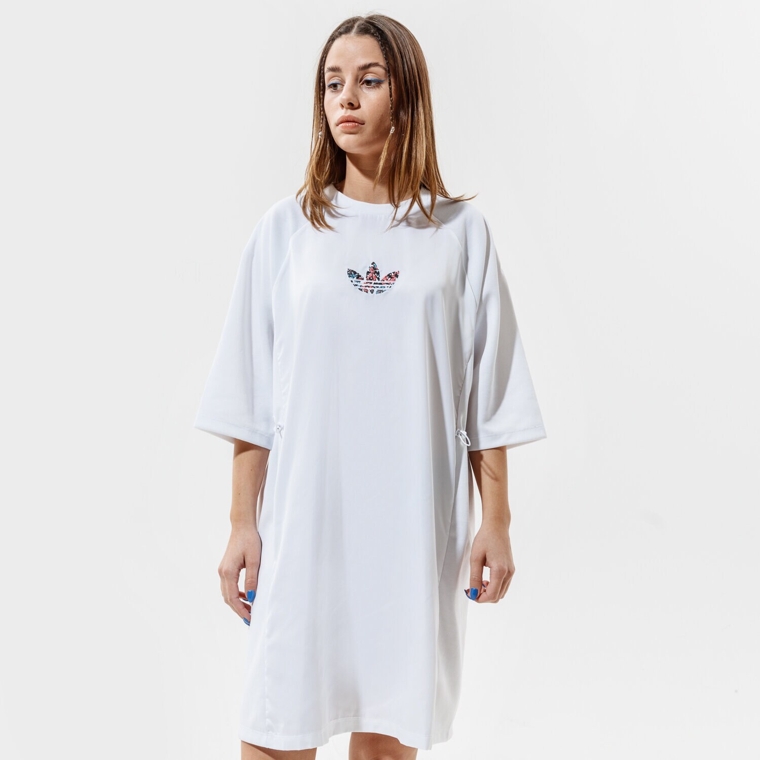 Femei rochii și fuste ADIDAS ROCHIE TEE TRENINGS GN3115 Alb