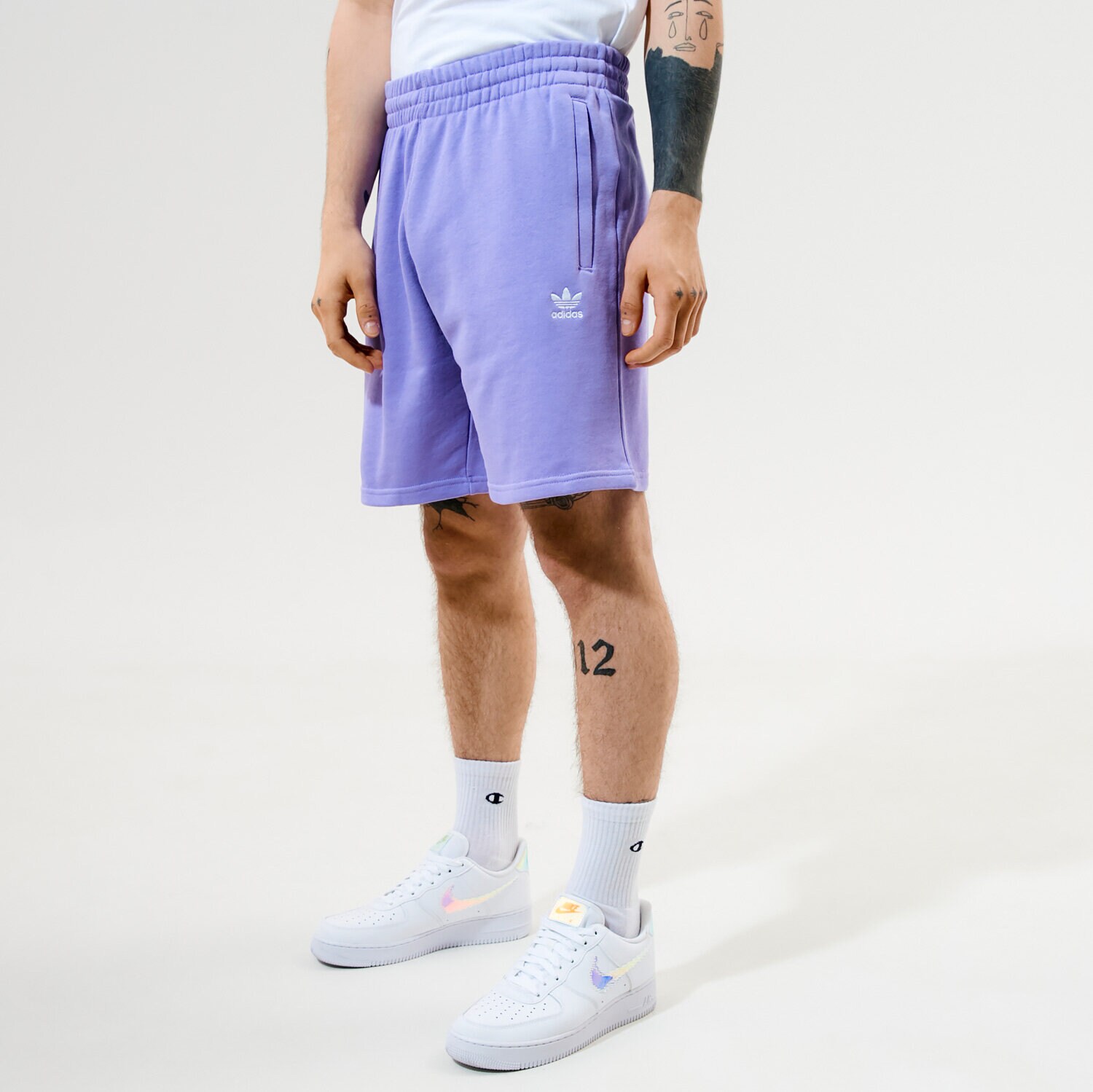 Femei pantaloni scurți ADIDAS PANTALONI SCURȚI ESSENTIAL SHORT H39973 Violet