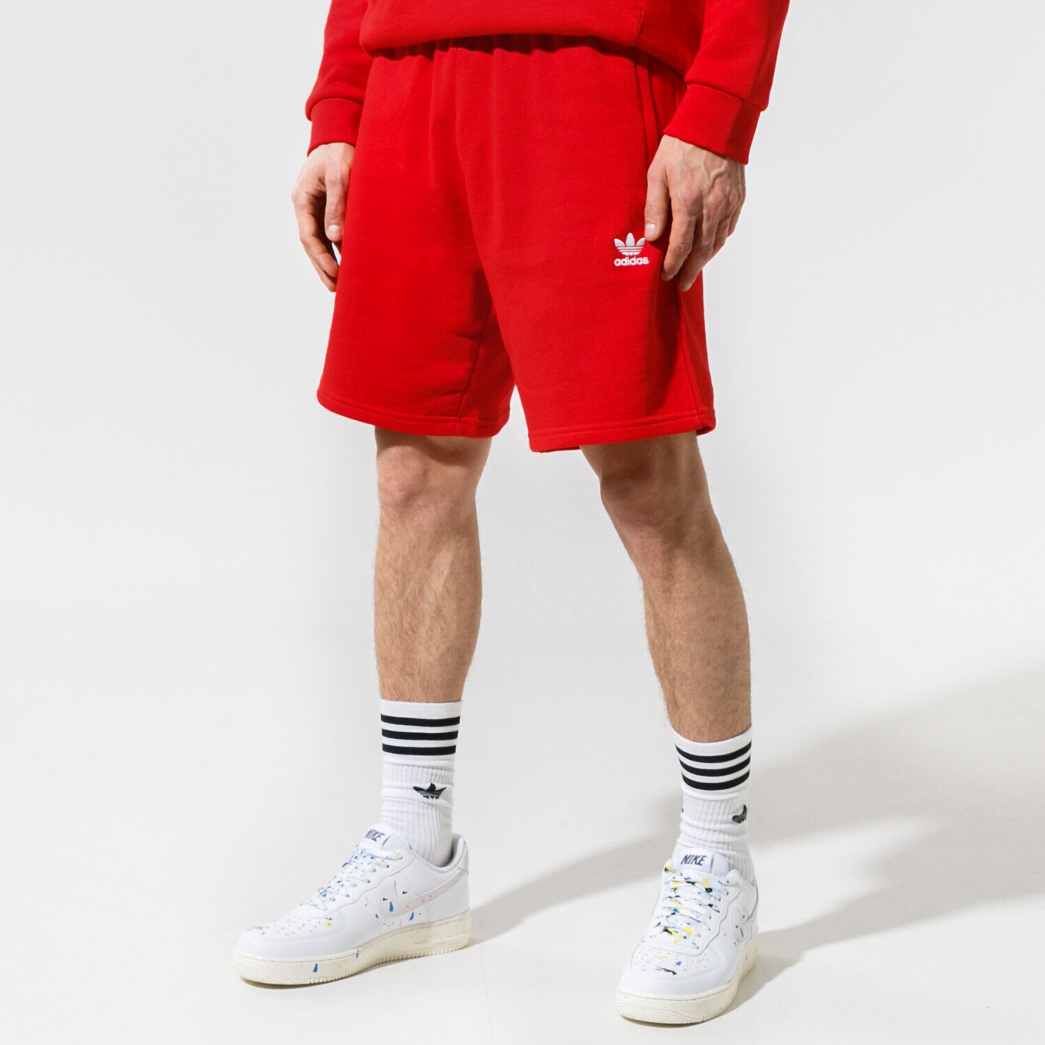 Femei pantaloni scurți ADIDAS PANTALONI SCURȚI ESSENTIAL SHORT GD2556 Roșu