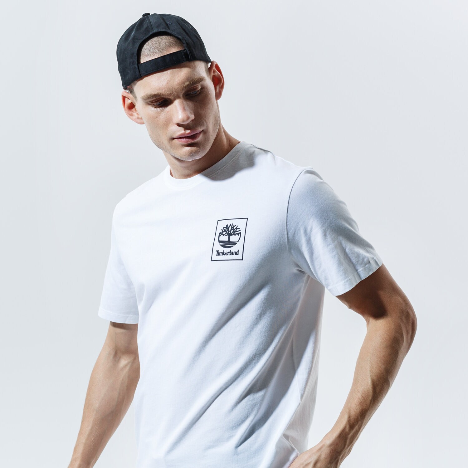 Bărbați tricou TIMBERLAND TRICOU YC SS BACK CAMO TREE TEE TB0A2AFV1001 Alb