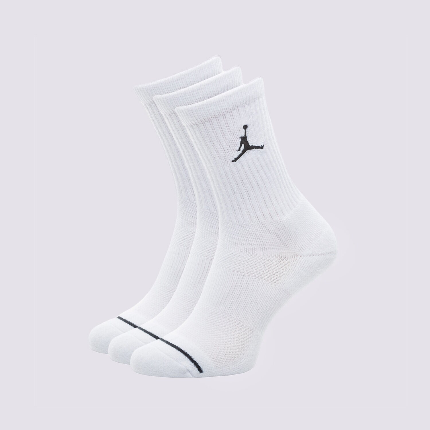 Femei șosete JORDAN ȘOSETE UNISEX JORDAN JUMPMAN CREW SOCKS (3 PACK) SX5545-100 Alb
