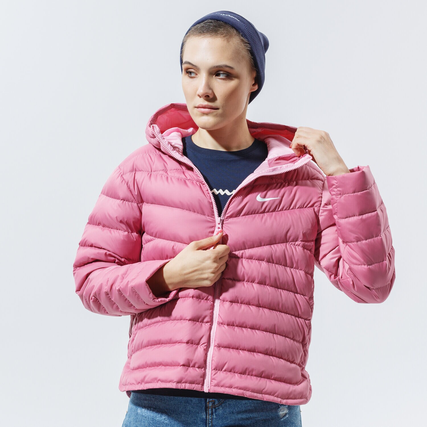 Femei geacă de iarnă NIKE JACHETĂ DE IARNĂ W NSW WR LT WT DWN JKT CU5094-614 Roz