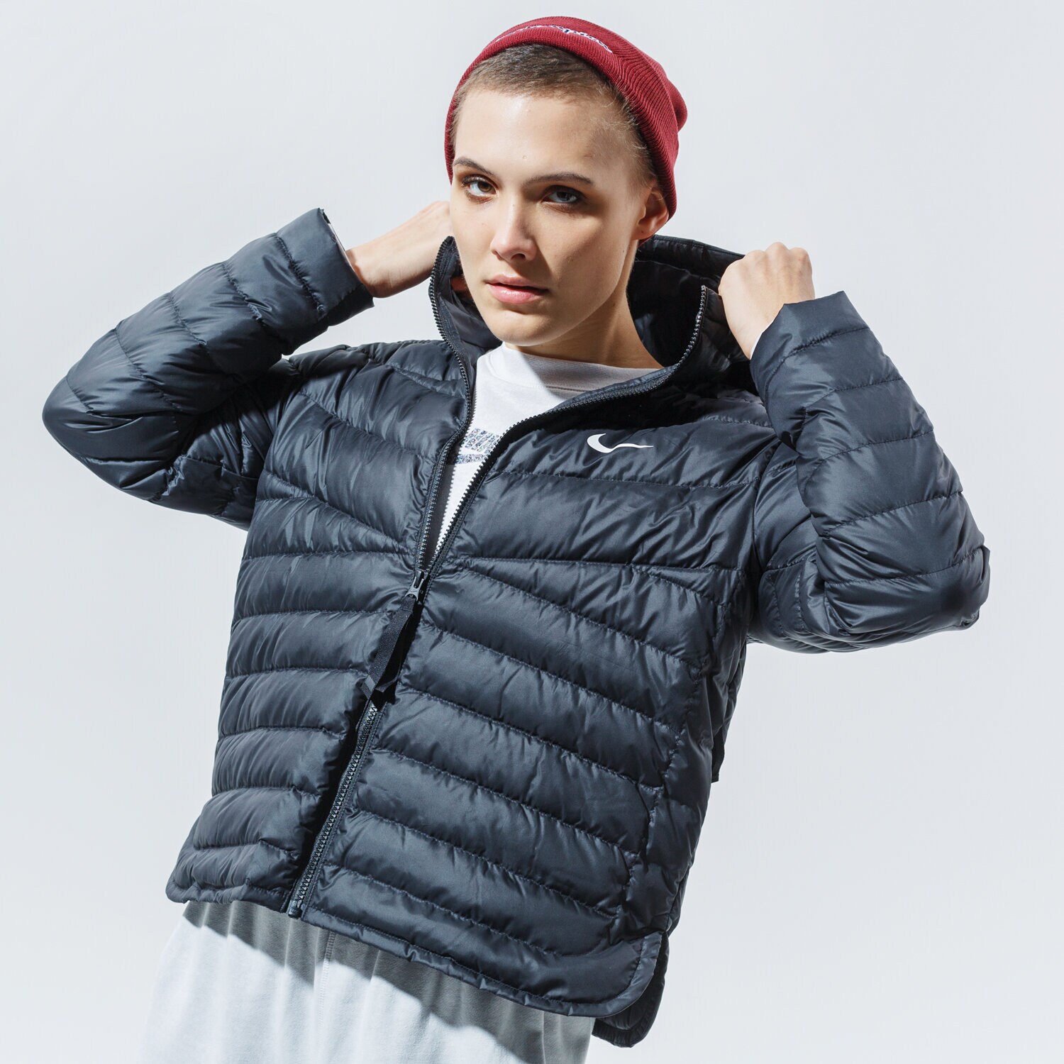 Femei geacă de iarnă NIKE JACHETĂ DE IARNĂ W NSW WR LT WT DWN JKT CU5094-011 Negru