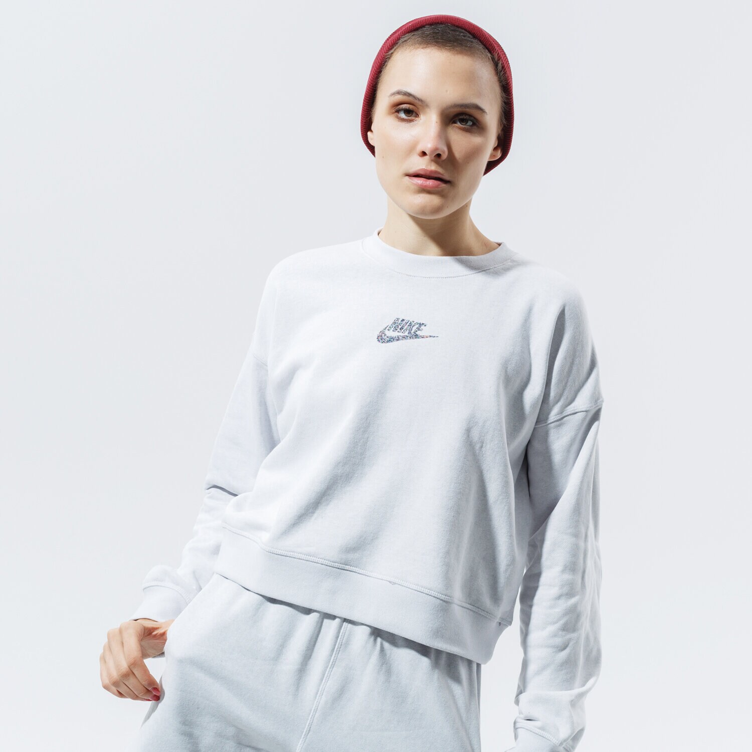 Femei bluză NIKE BLUZĂ NIKE SPORTSWEAR FT M2Z CU6403-094 Gri