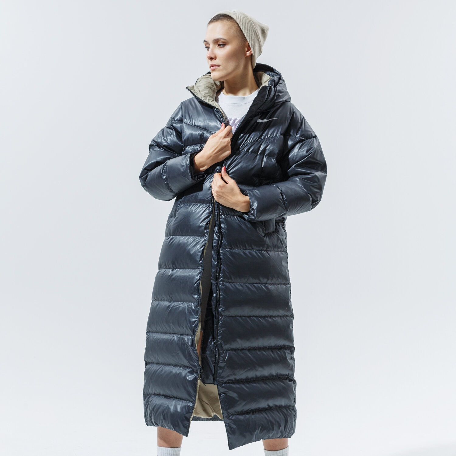 Femei geacă de iarnă NIKE JACHETĂ DE IARNĂ W NSW STMT DWN PARKA CU5820-010 Negru