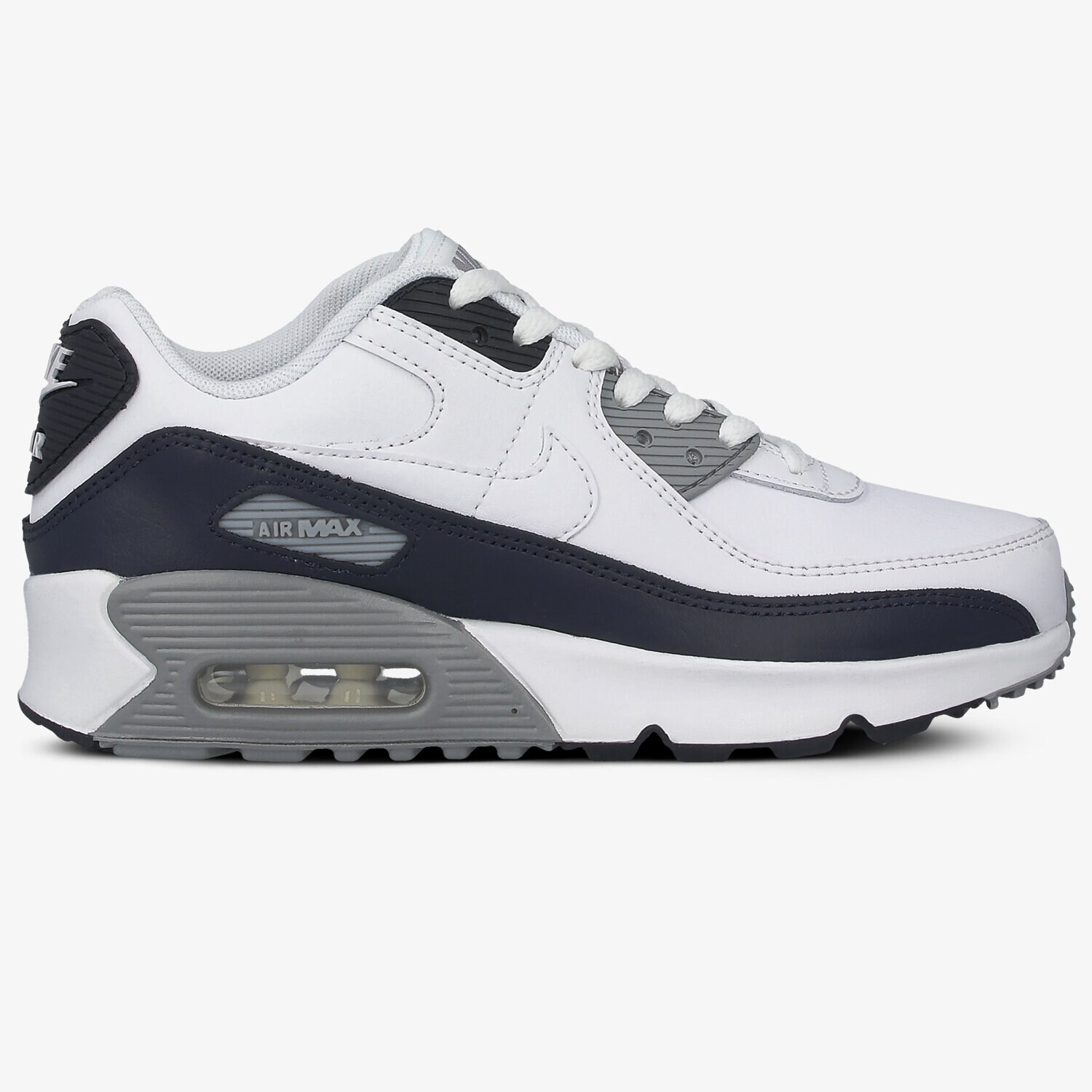 Copii pantofi sport NIKE AIR MAX 90 LTR CD6864-105 Alb