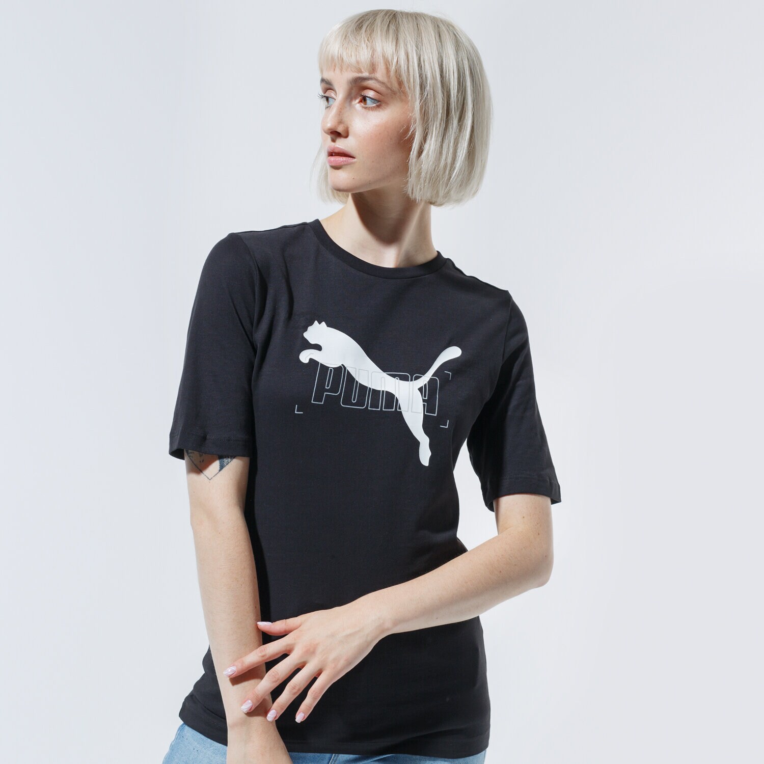 Femei tricou PUMA TRICOU NU-TILITY TEE 58354601 Negru