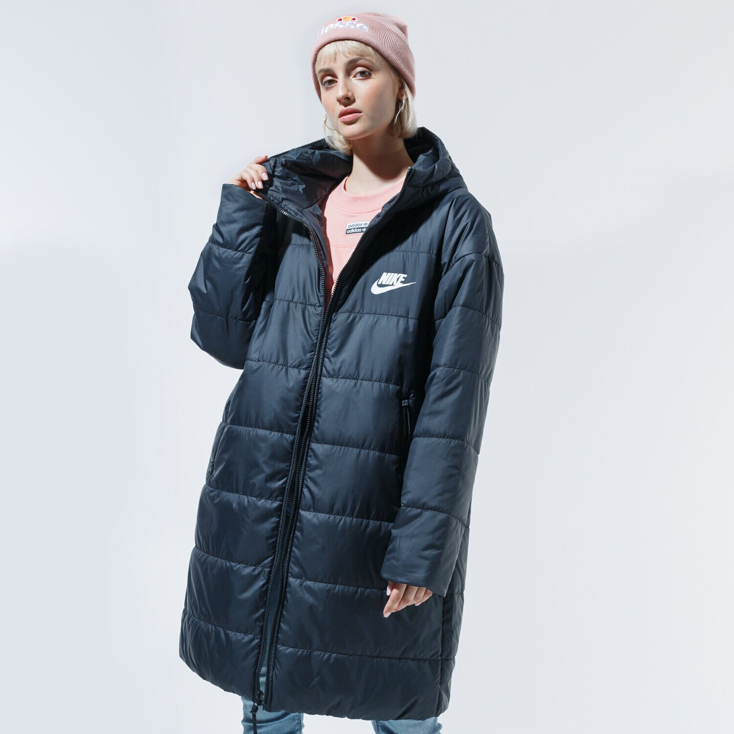 Femei geacă de iarnă NIKE JACHETĂ DE IARNĂ W NSW CORE SYN PARKA CZ1463-010 Negru