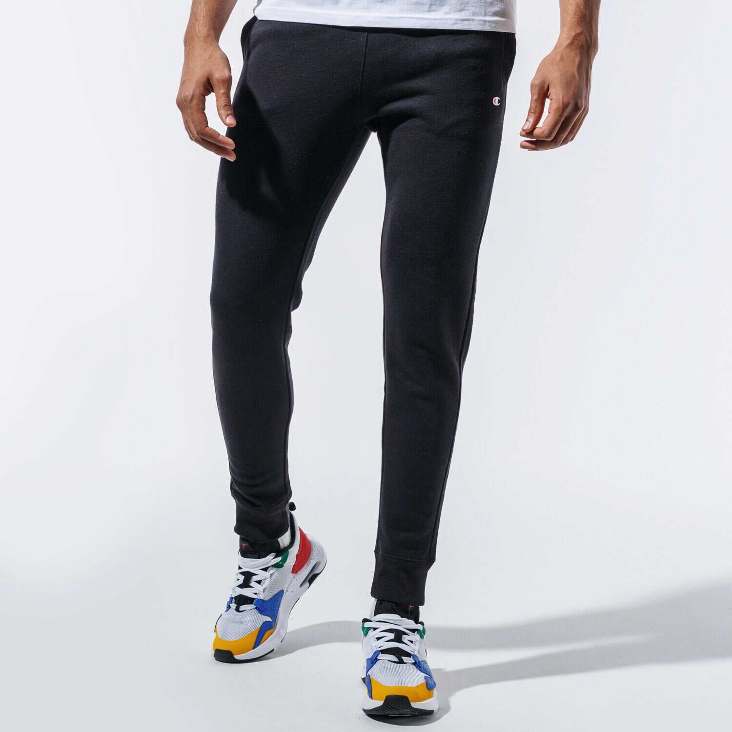 Bărbați pantaloni CHAMPION PANTALONI  RIB CUFF PANTS 214962KK001 Negru