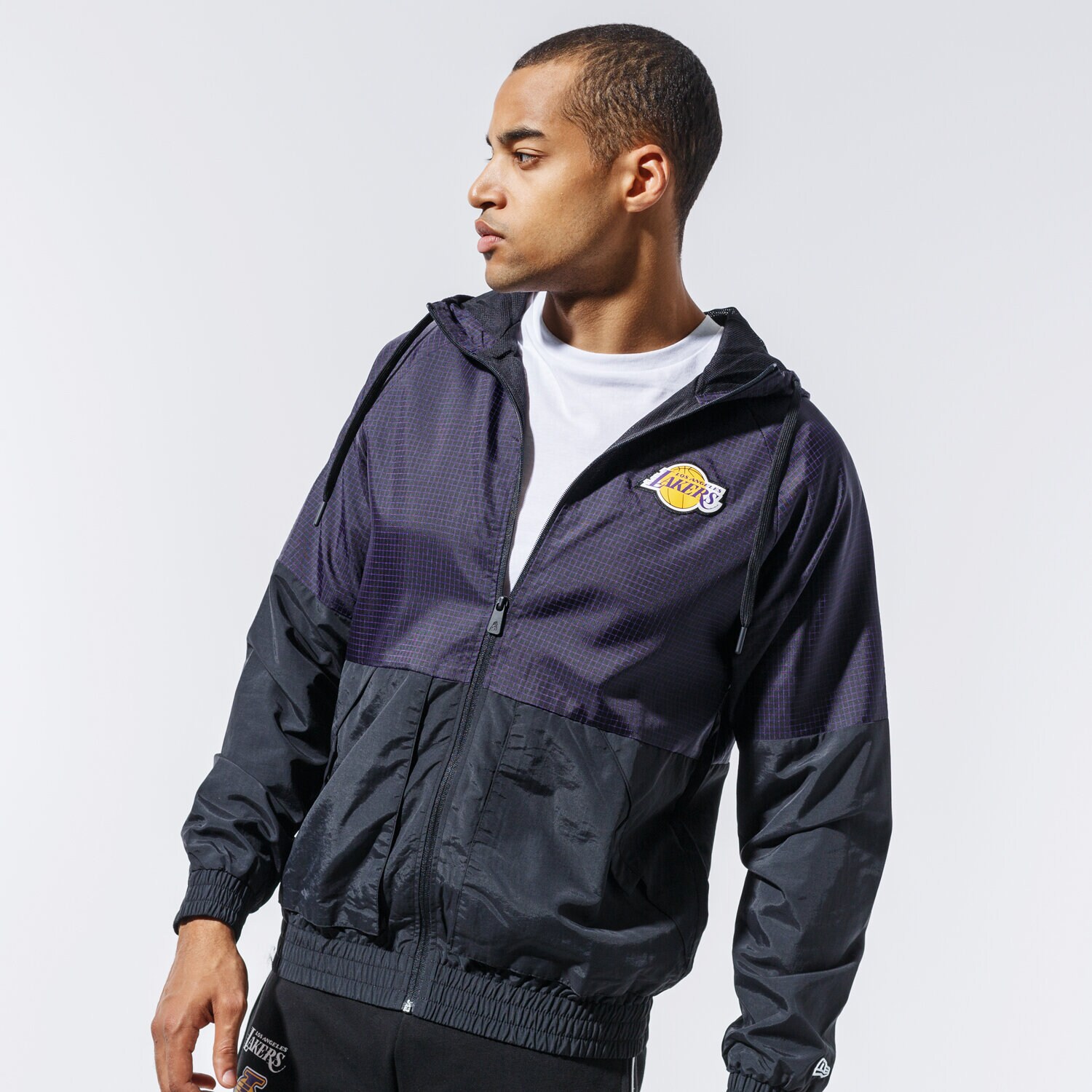 Bărbați jachetă NEW ERA JACHETĂ NBA CHECK RIPSTOP WINDBREAKER LOSLAK TRP 12485681