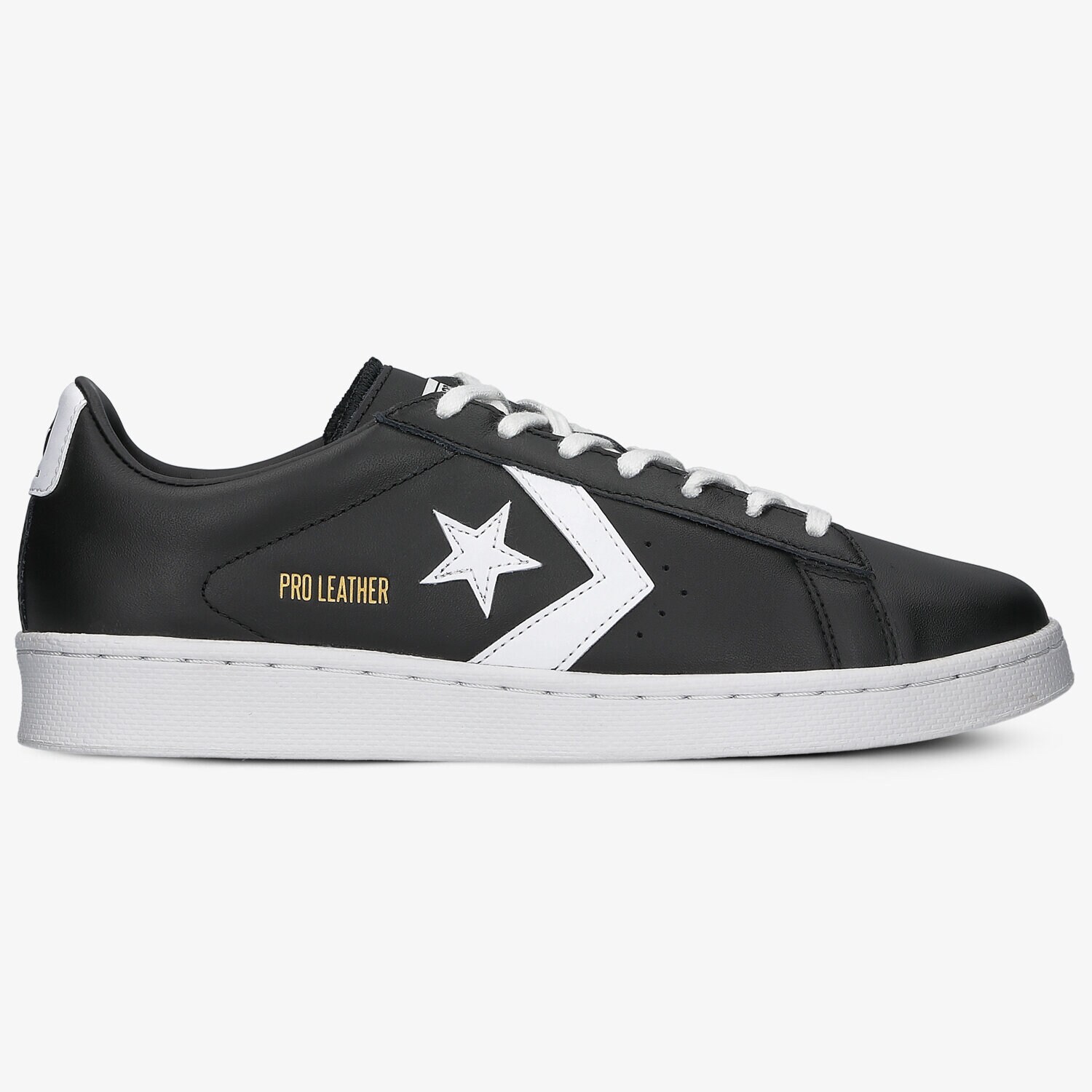 Barbați pantofi sport CONVERSE PRO LEATHER GOLD STANDARD 167238C Negru