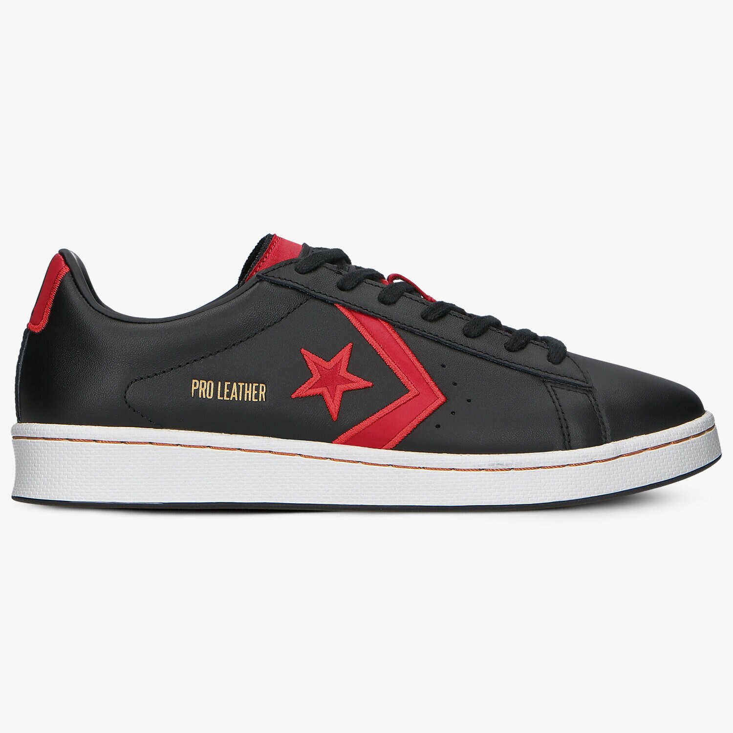 Barbați pantofi sport CONVERSE PRO LEATHER GOLD STANDARD 168871C Negru