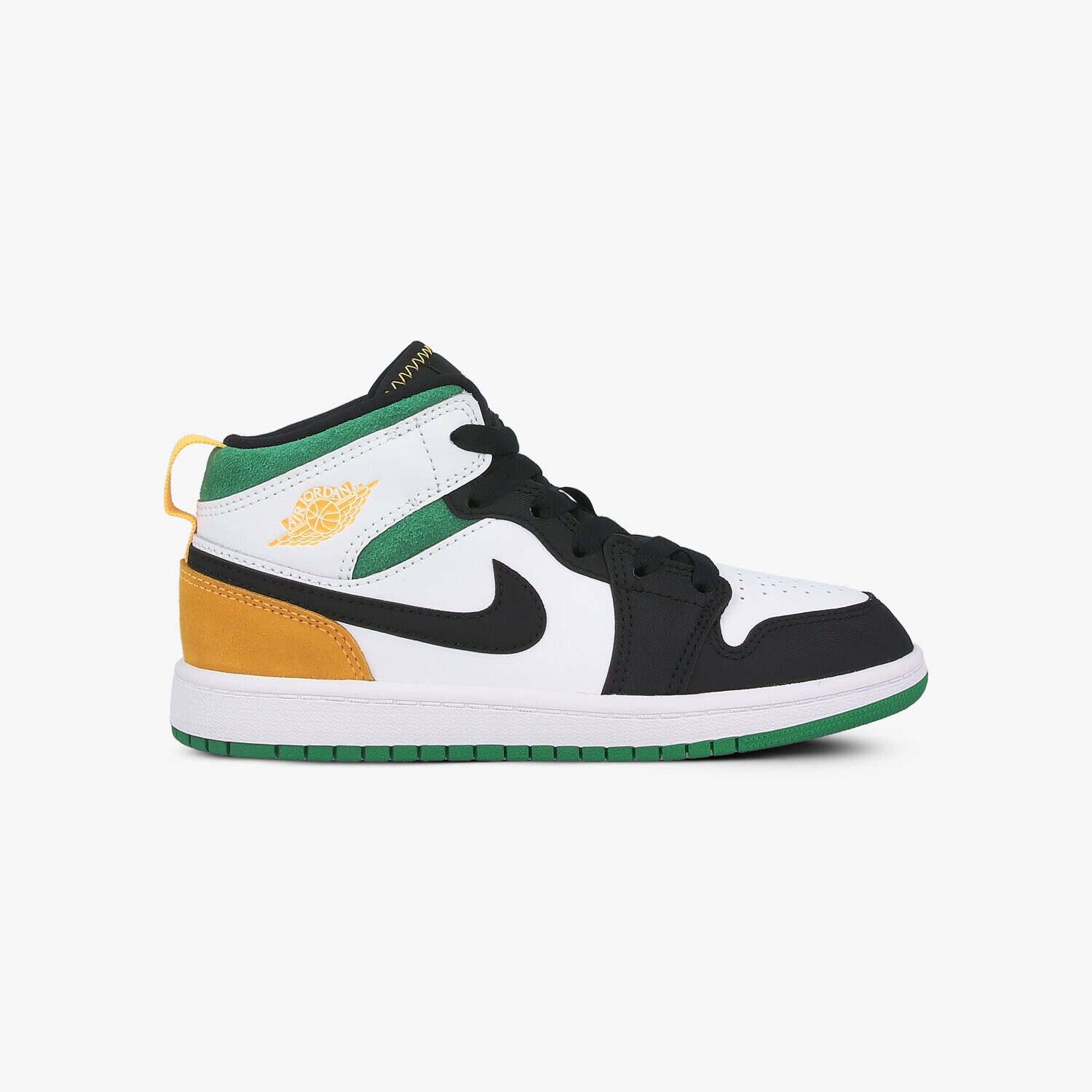 Copii pantofi sport JORDAN 1 MID SE BQ6932-101 Alb