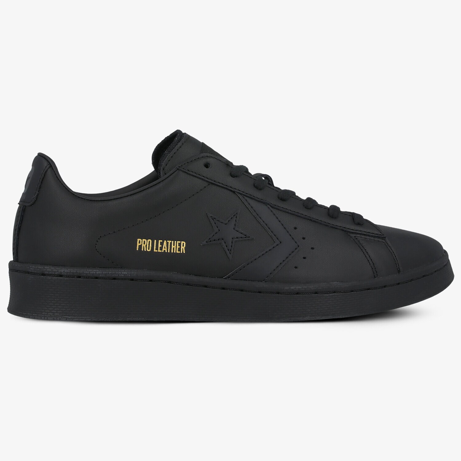 Barbați pantofi sport CONVERSE PRO LEATHER GOLD STANDARD 167602C Negru