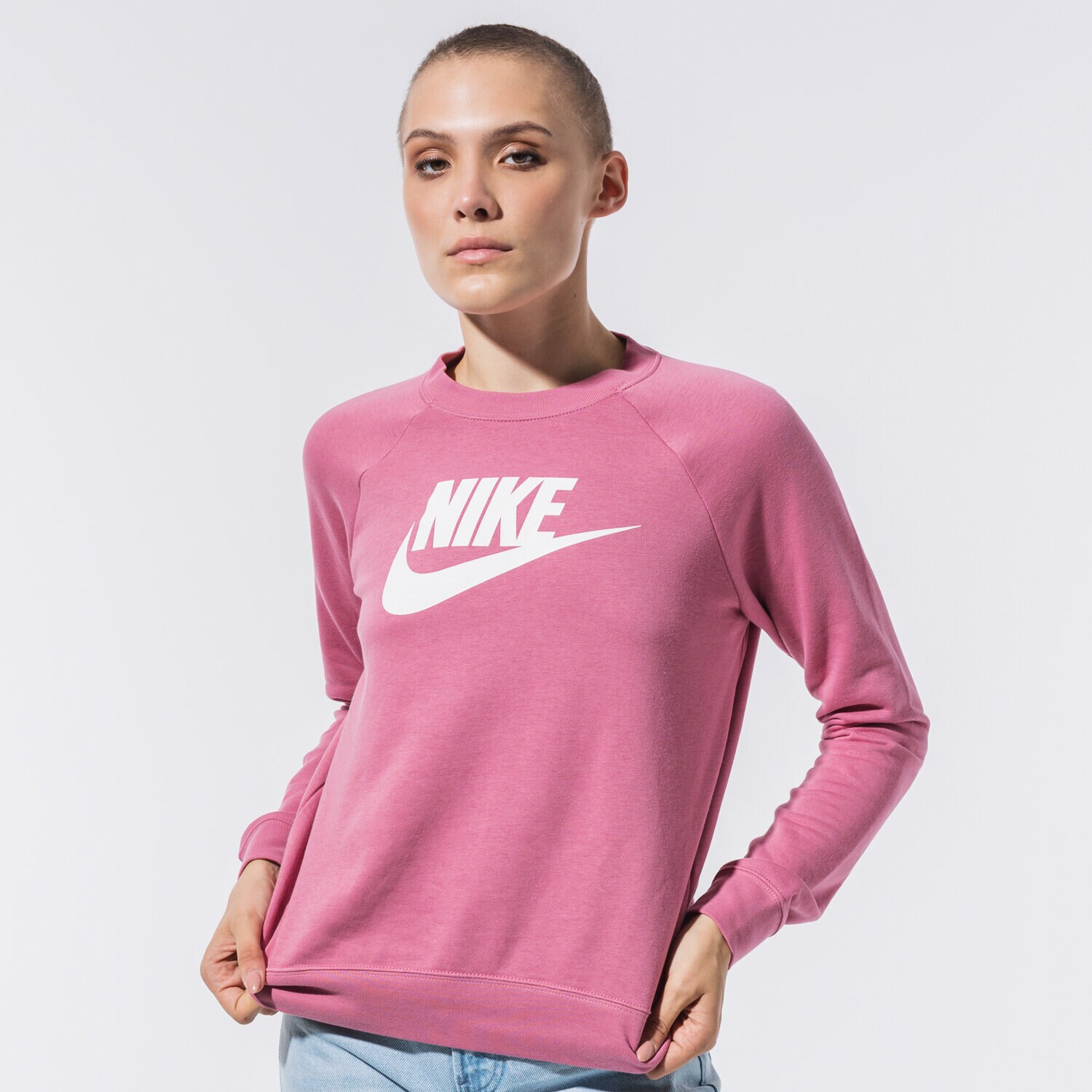 Femei bluză NIKE BLUZĂ SPORTSWEAR ESSENTIAL BV4112-614 Roz