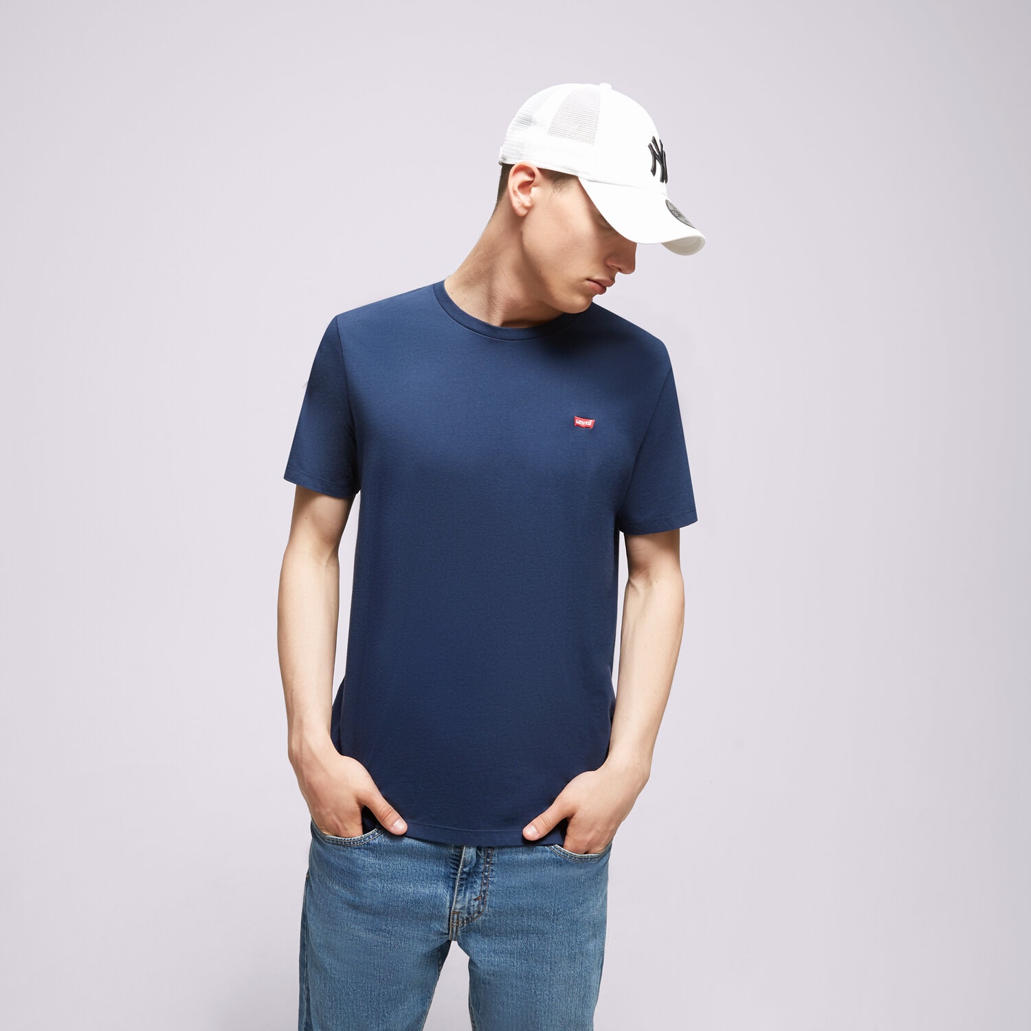 Bărbați tricou LEVI'S TRICOU SS ORIGINAL HM TEE 56605-0017 Bleumarin