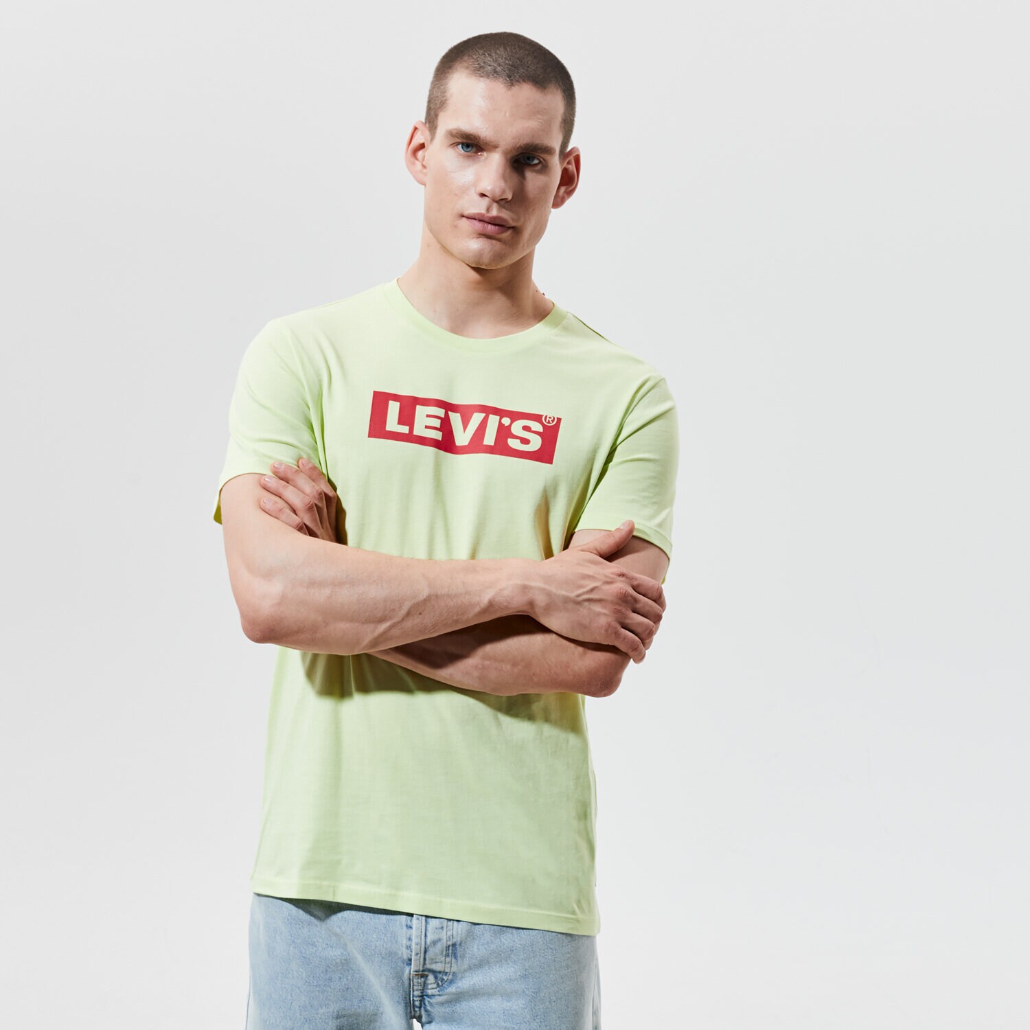 Bărbați tricou LEVI'S TRICOU BOXTAB GRAPHIC TEE 85785-0032 Verde