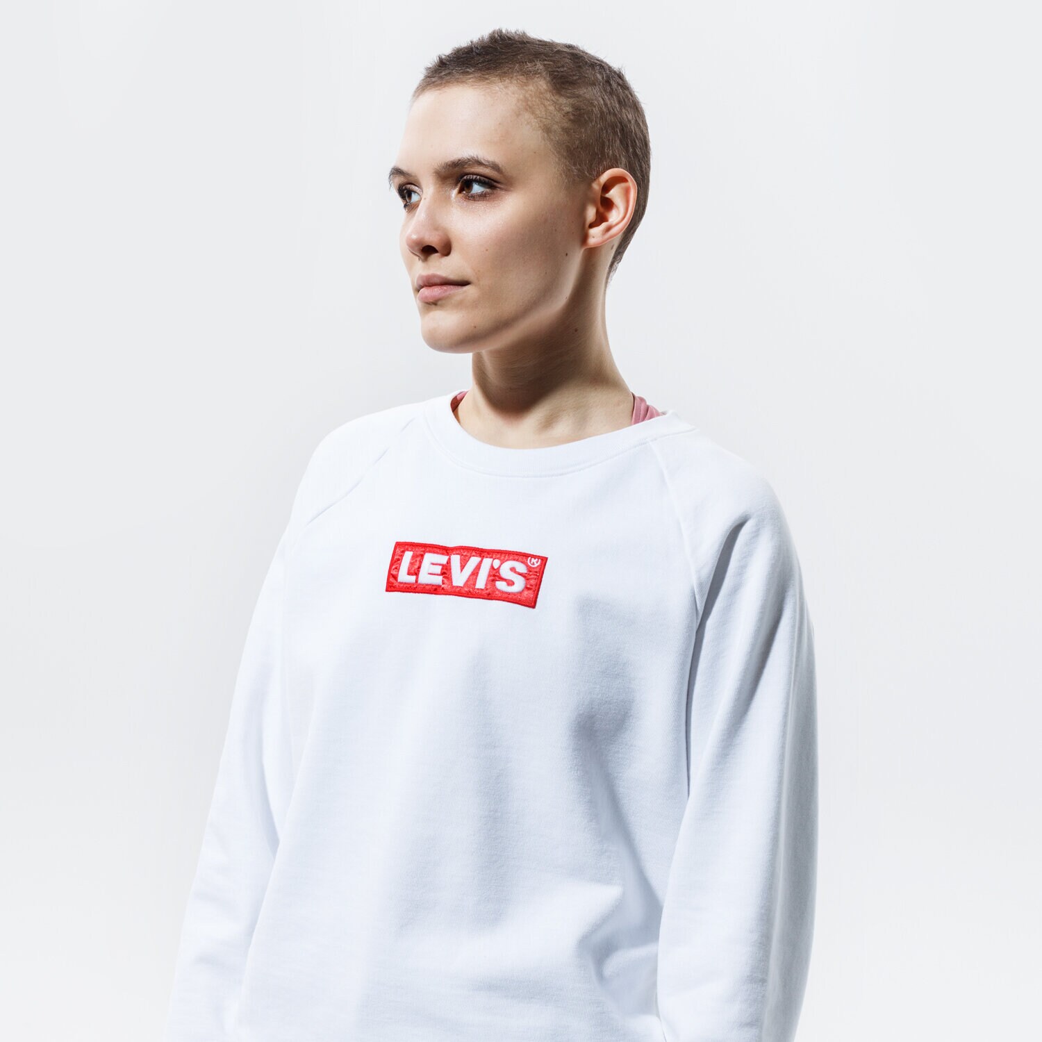 Femei bluză LEVI'S BLUZĂ RELAXED GRAPHIC CREW 29717-0092 Alb