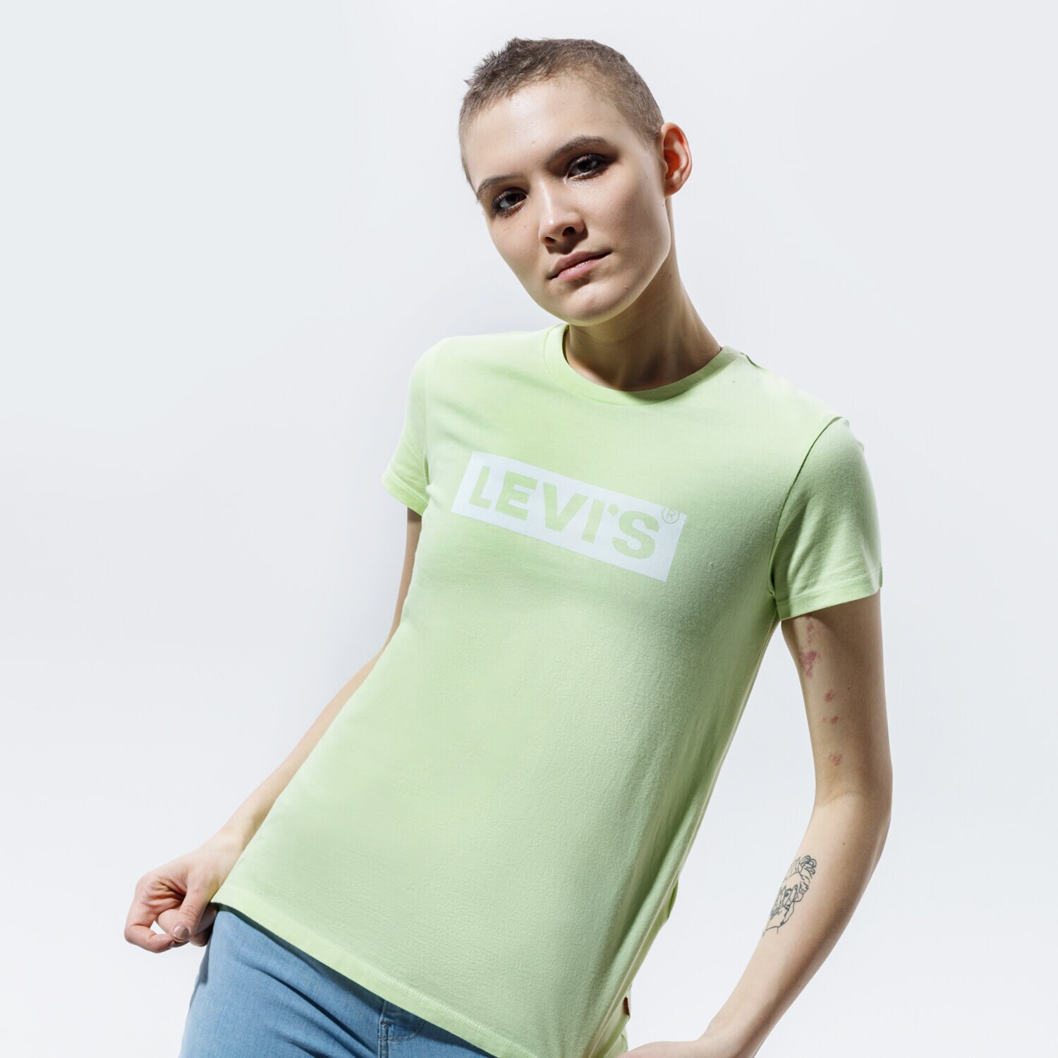 Femei tricou LEVI'S TRICOU THE PERFECT TEE 17369-1508 Verde